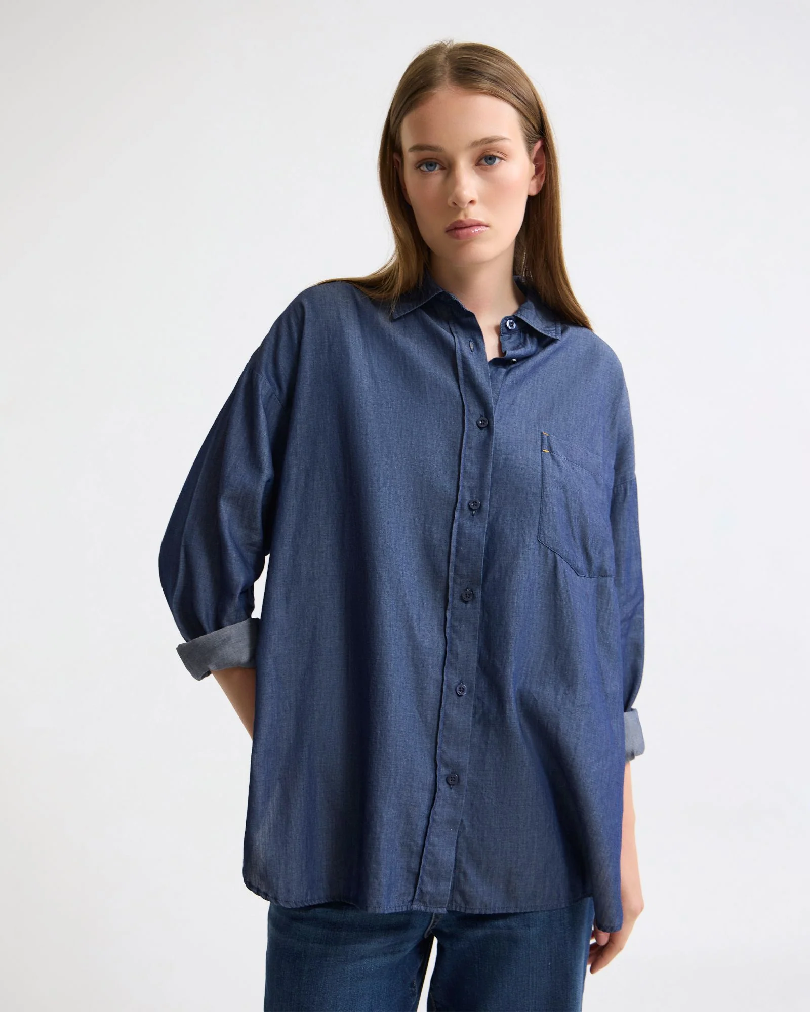 Demi Denim Wash Shirt - Image 6