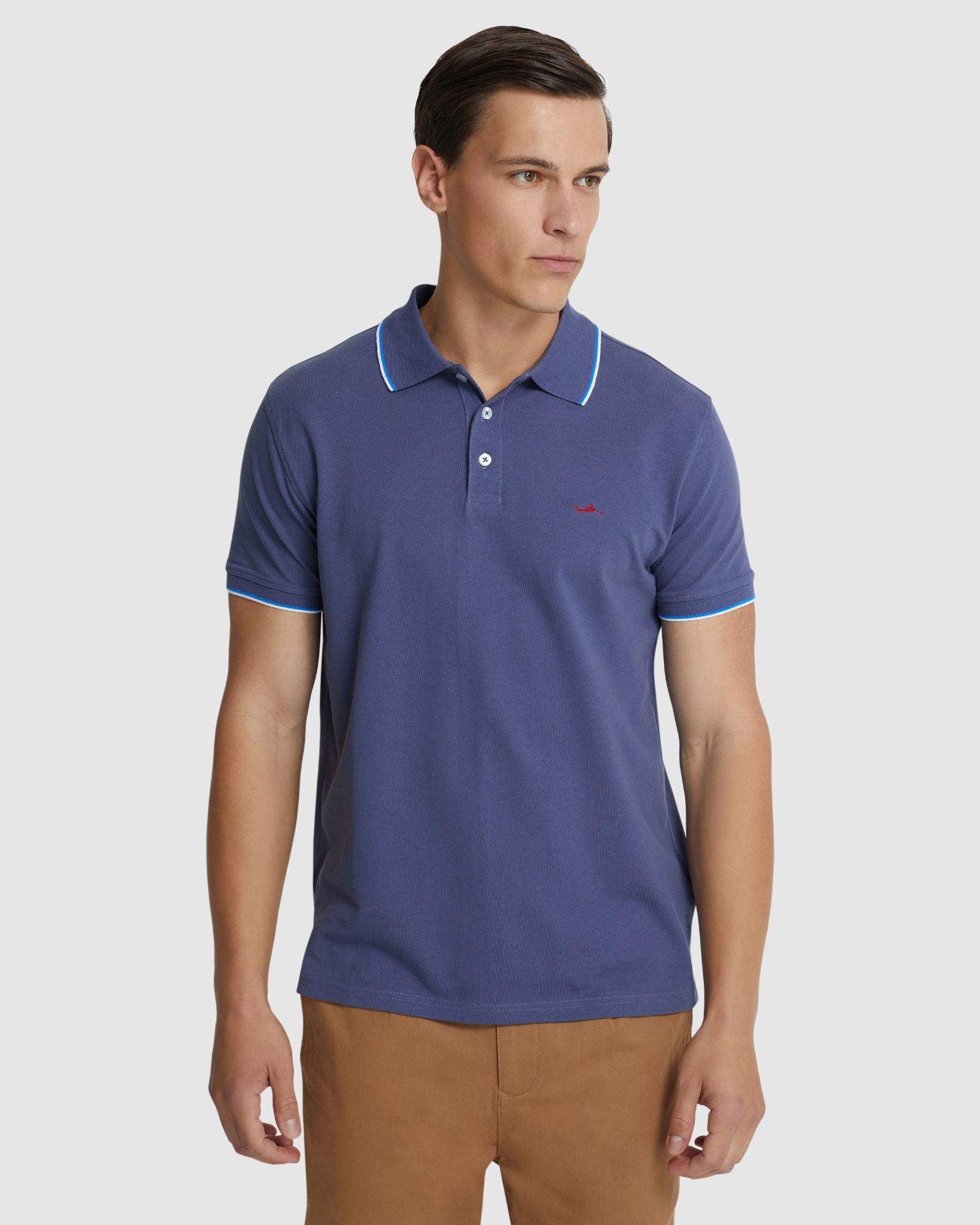 Derek Pique Tipping Polo - Image 11