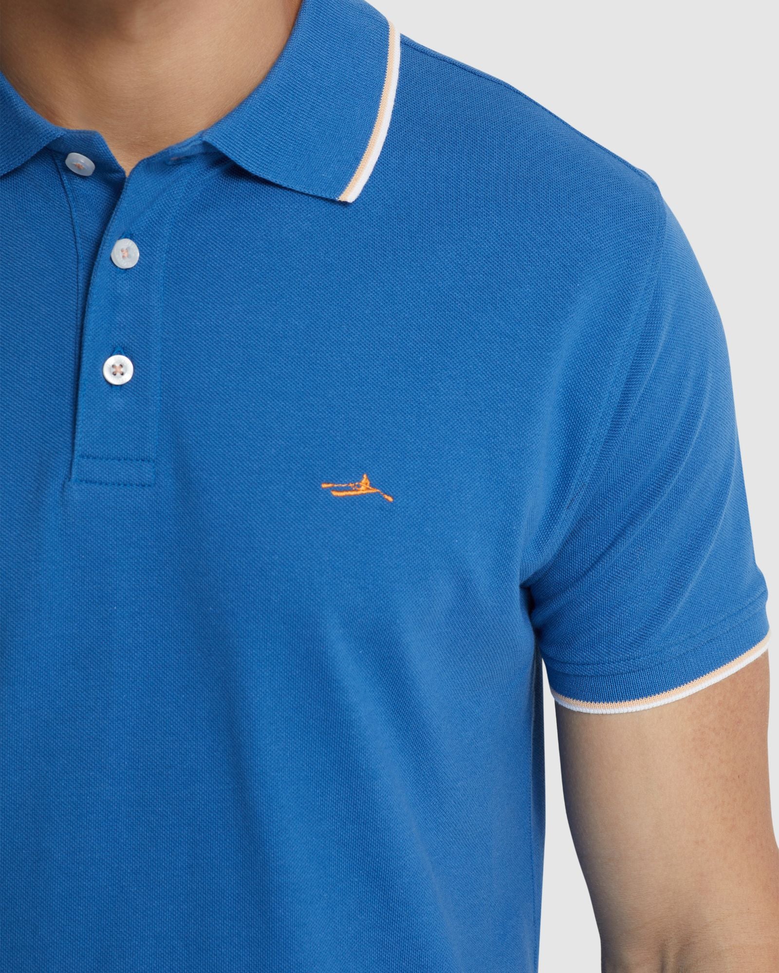 Derek Pique Tipping Polo - Image 6