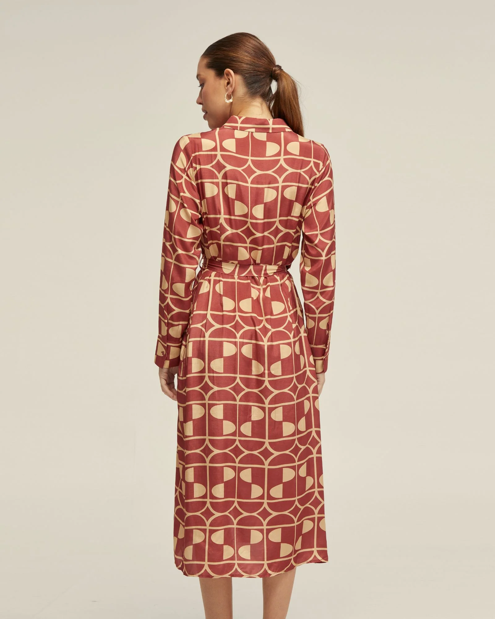 Dianne Geo Print Shirt Dress - Image 3
