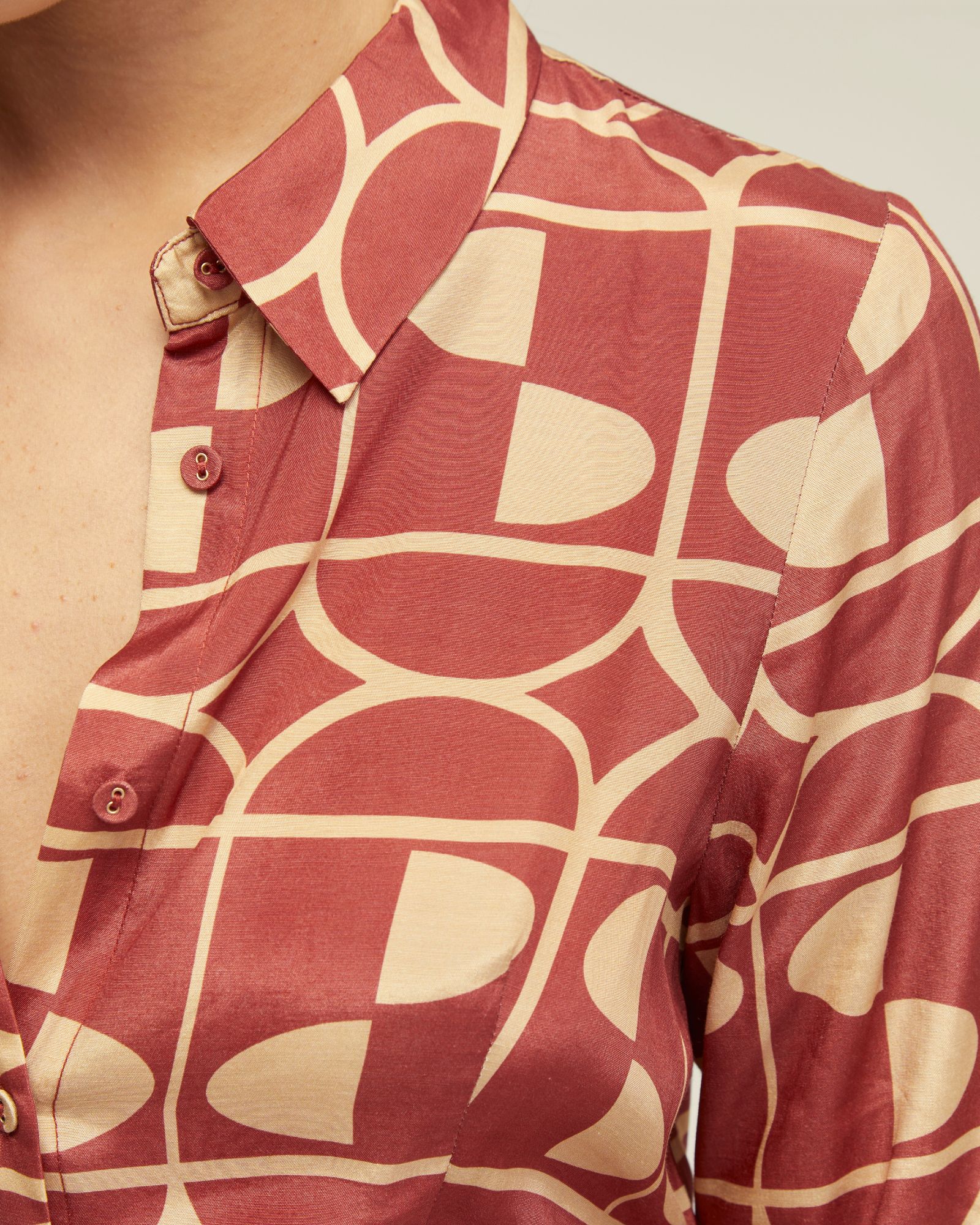 Dianne Geo Print Shirt Dress - Image 6