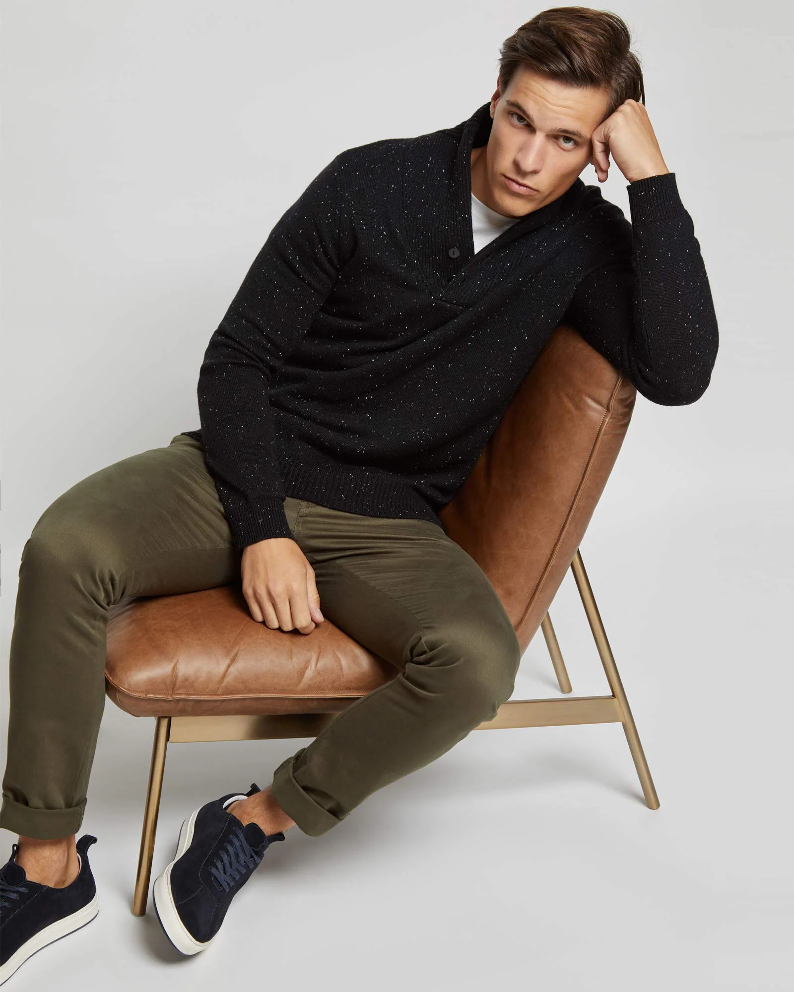 Digby Donegal Shawl Neck Knit - Image 7