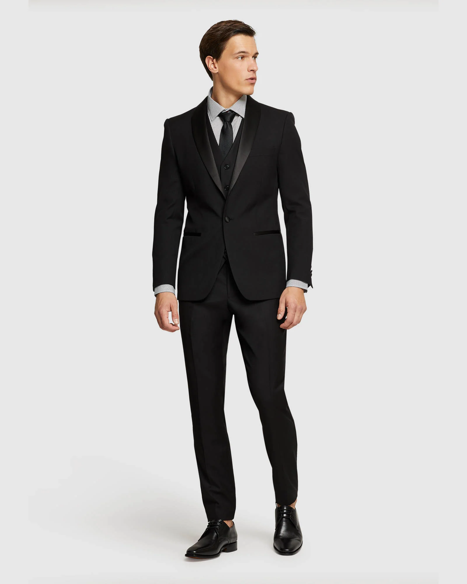 Dinner Suit Trousers With Satin Tape - Image 4