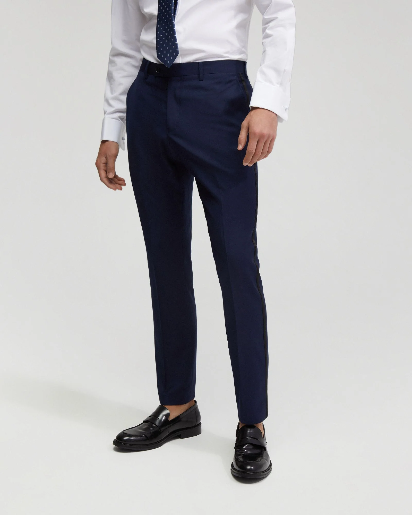 Dinner Suit Trousers With Satin Tape - Image 4