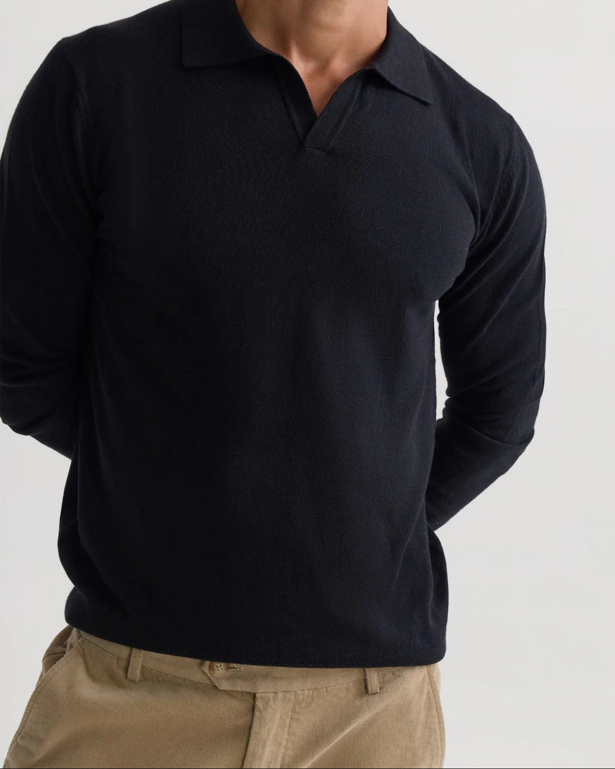 Dominic Open Polo Collar Knit - Image 16