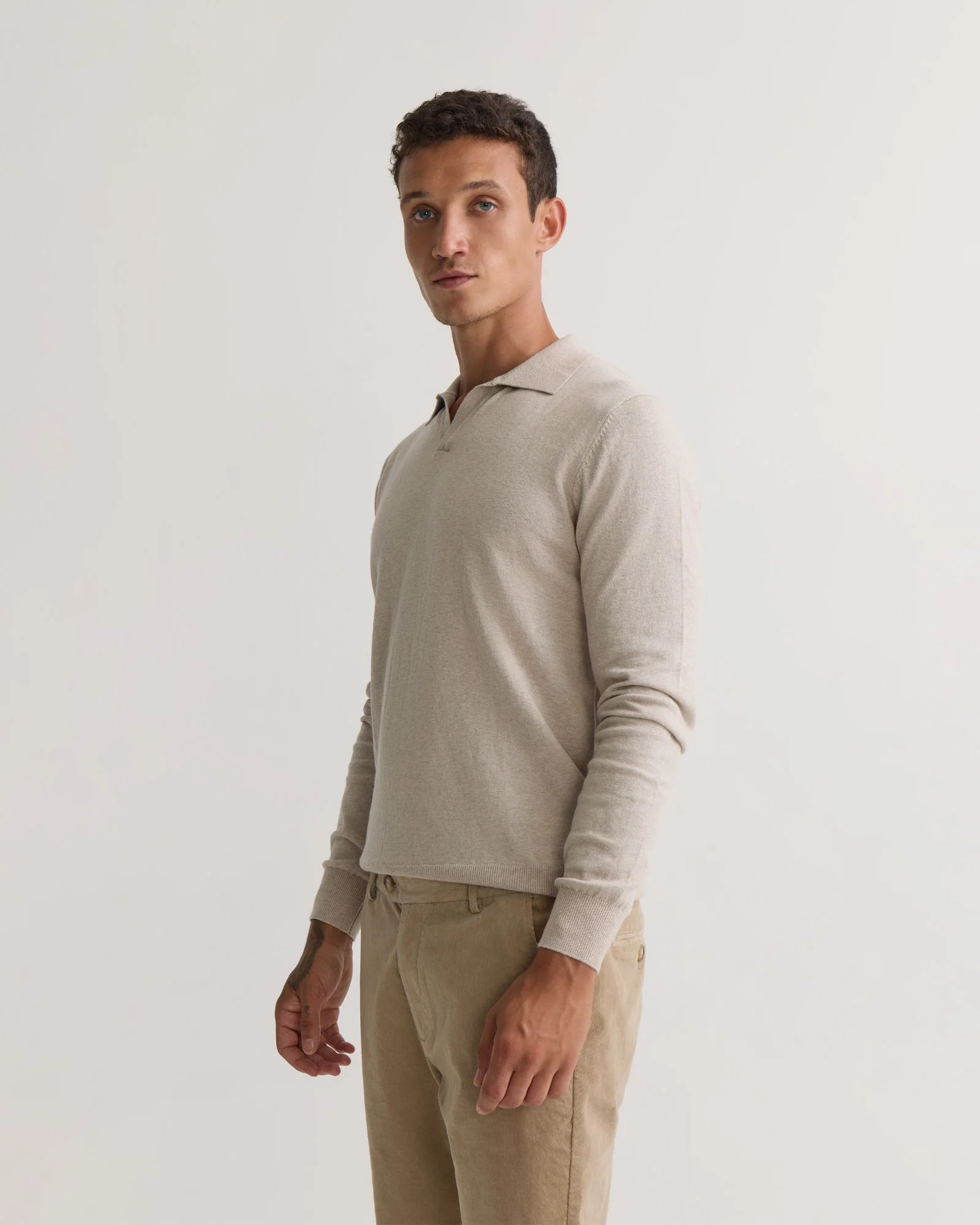 Dominic Open Polo Collar Knit - Image 8
