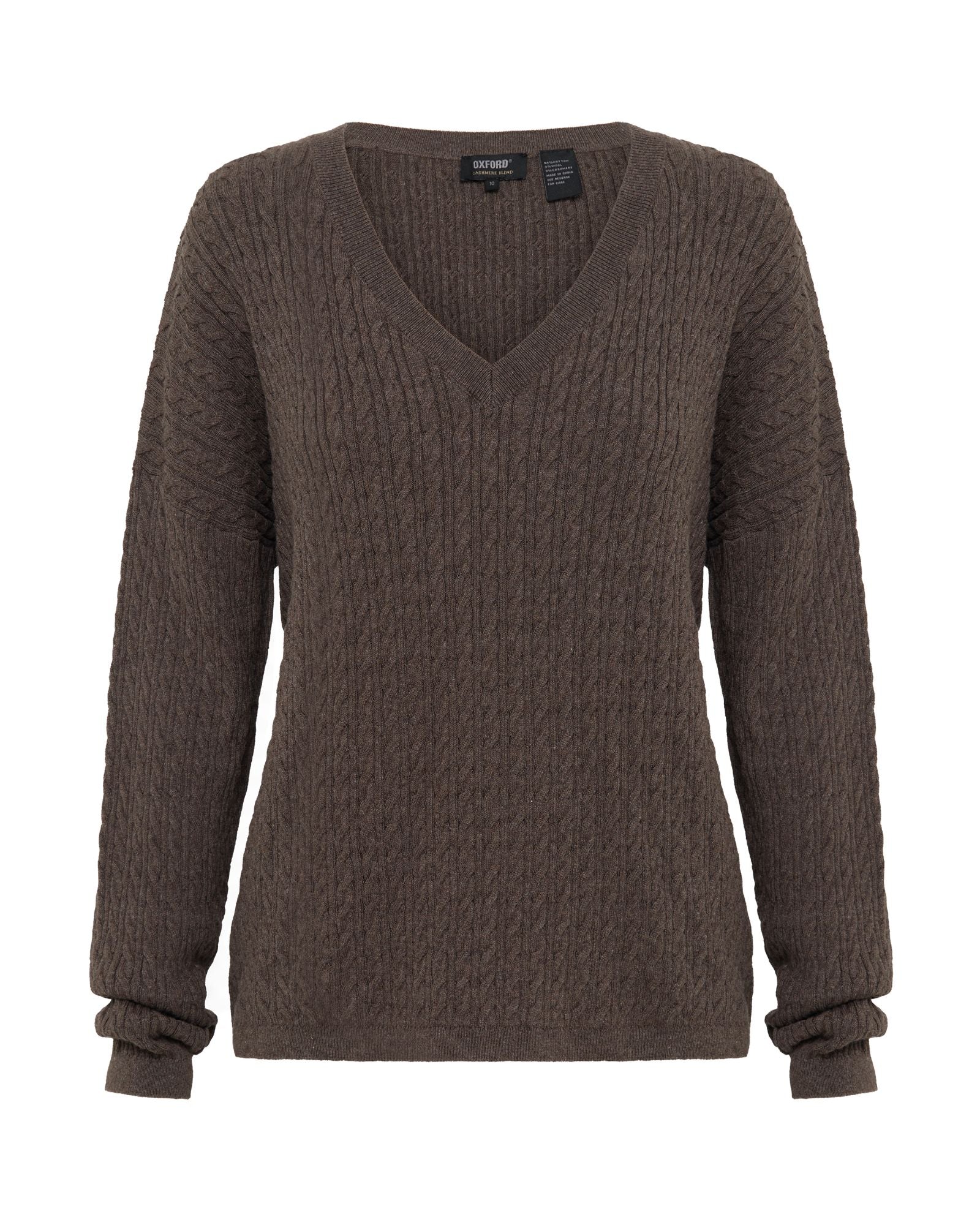 Drew Cable V-Neck Knit - Image 8