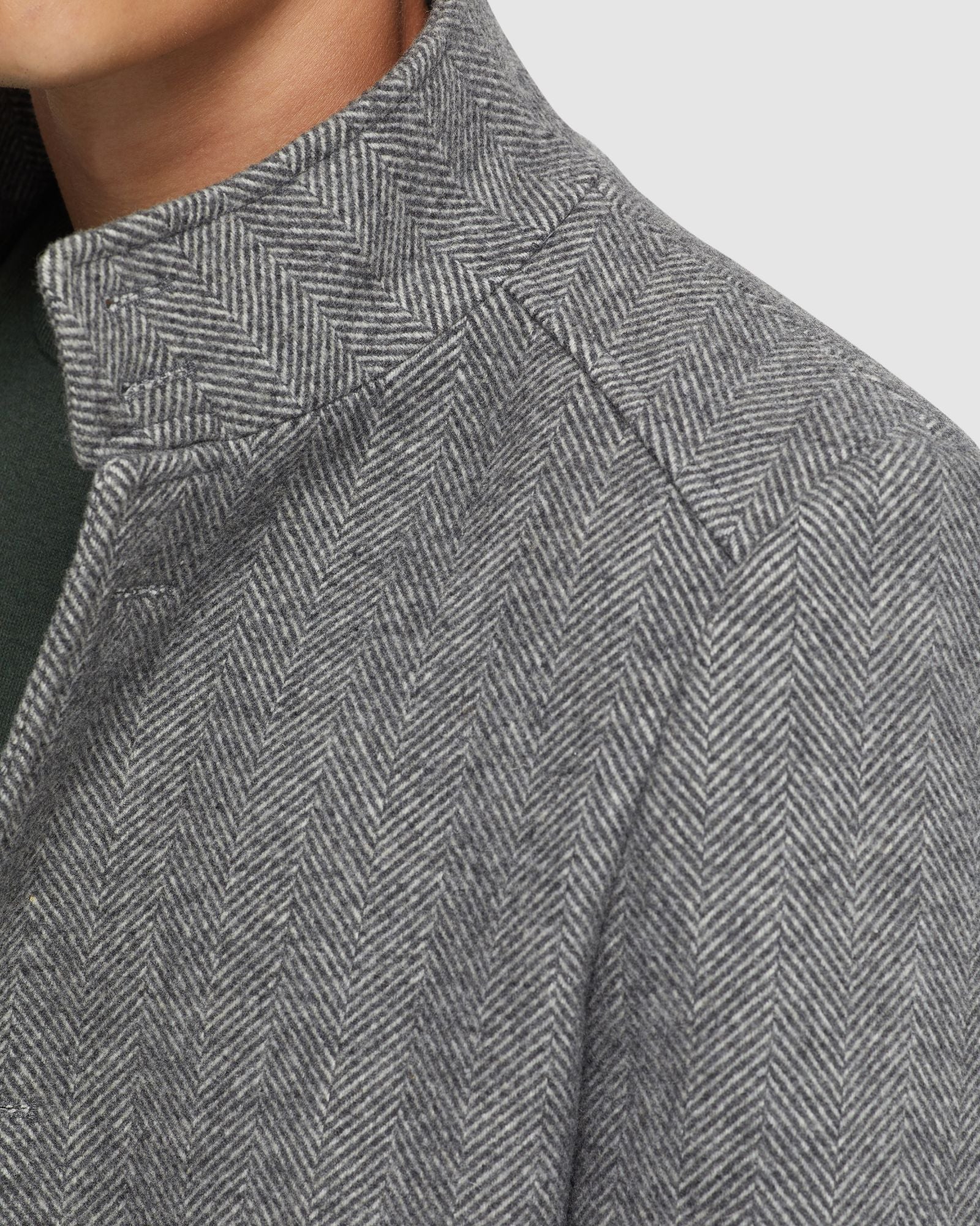 Dunbar Herringbone Wool Rich Coat - Image 6