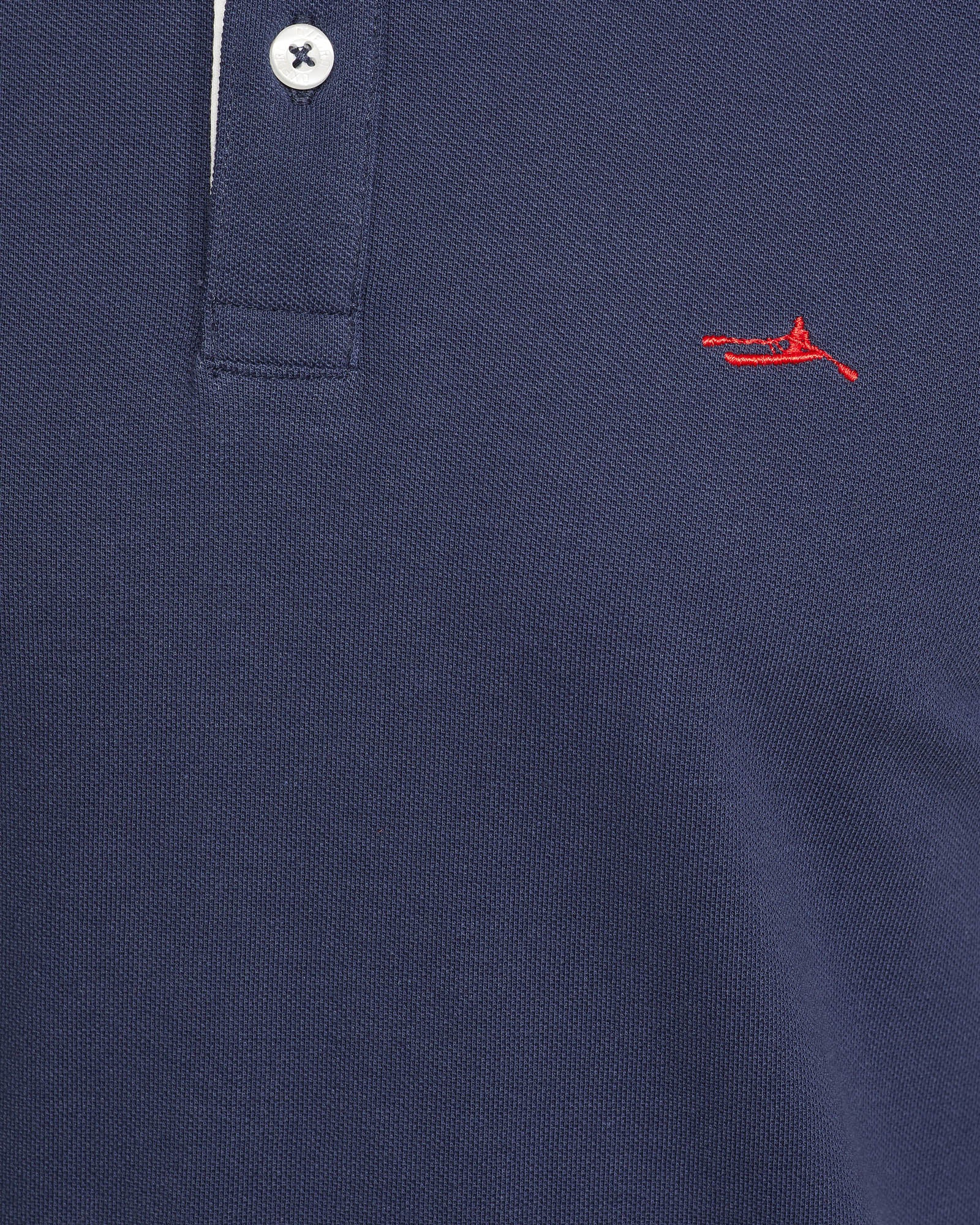 Dylan Striped Collar Pique Polo - Image 12