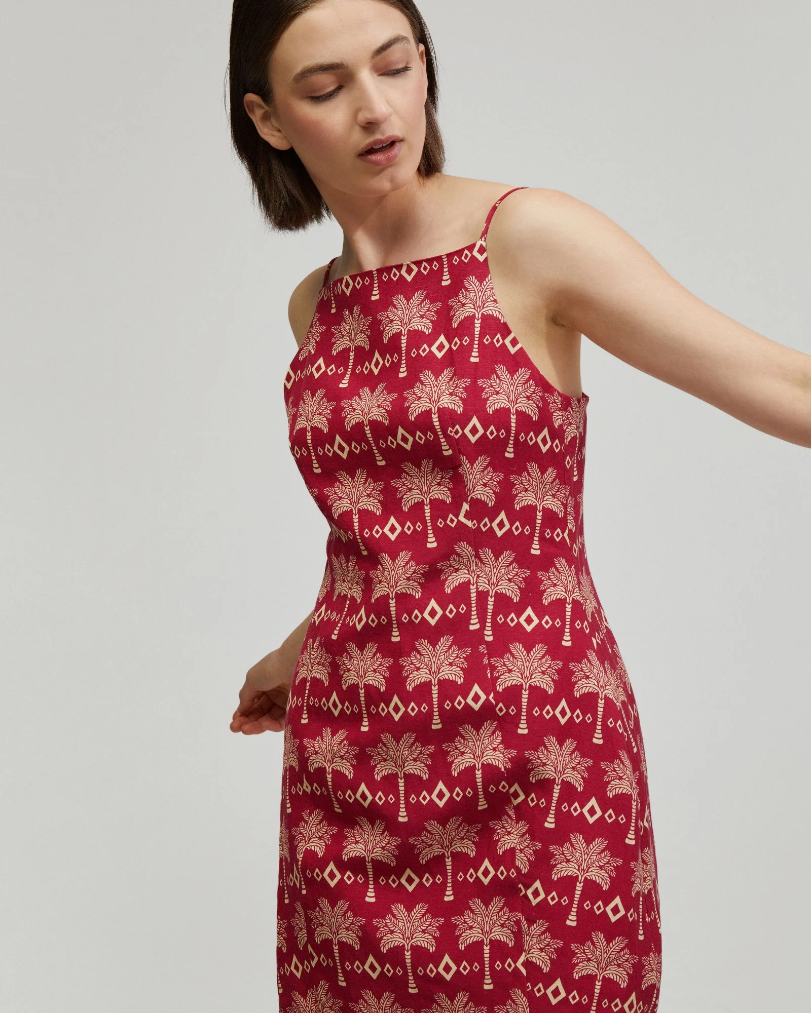 Ebony Printed Mini Dress - Image 4