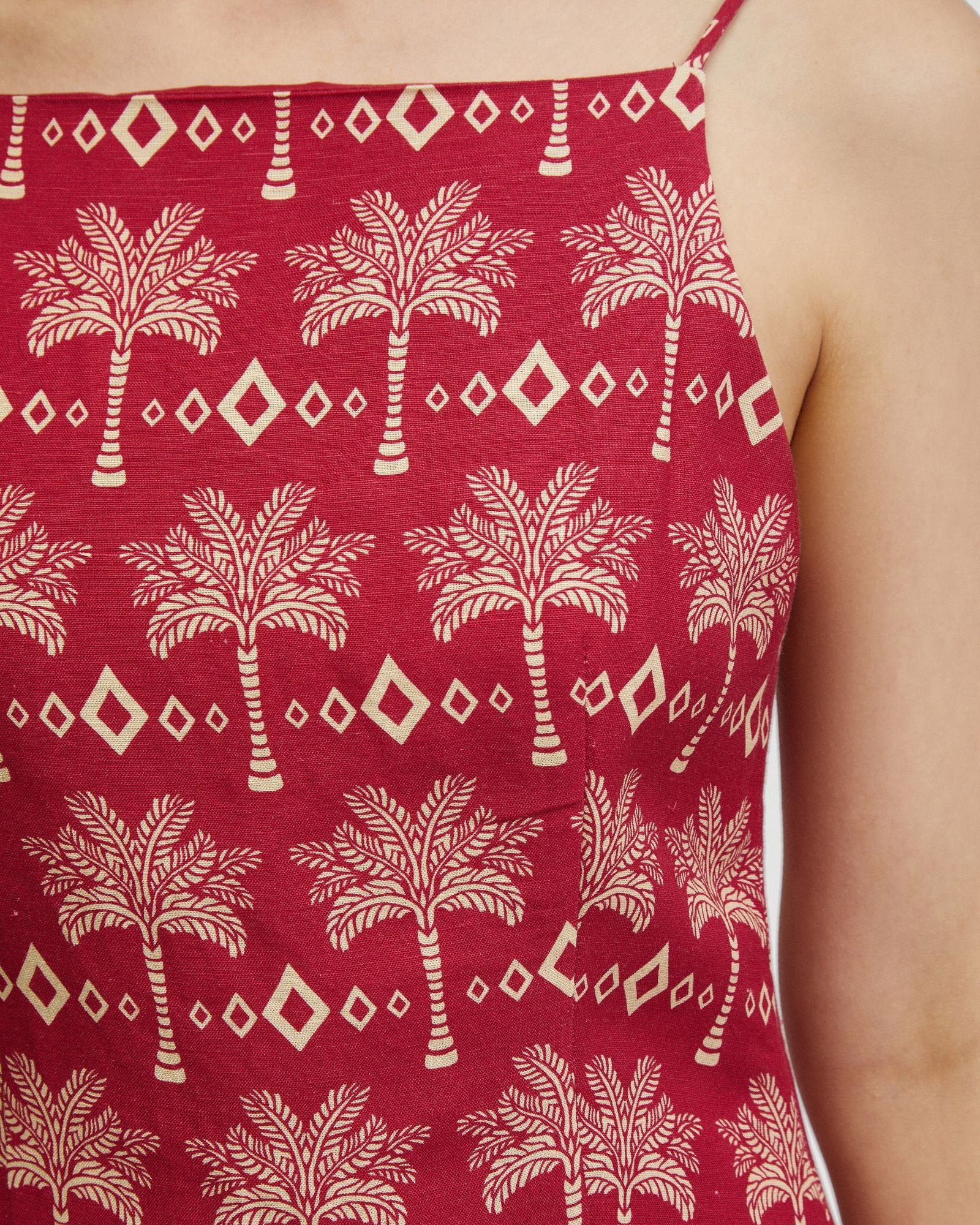 Ebony Printed Mini Dress - Image 6