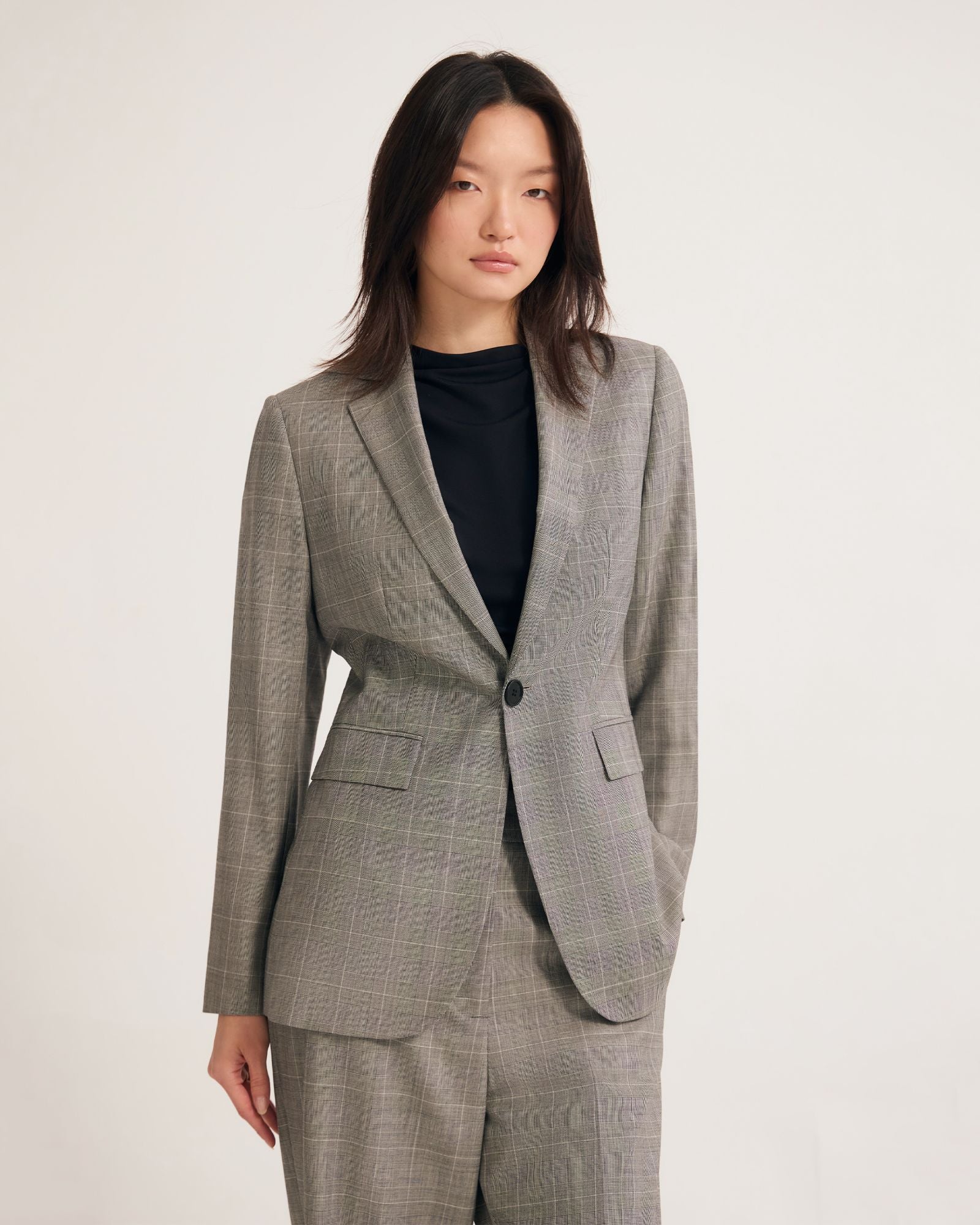 Ebony Pure Wool Suit Jacket - Image 6