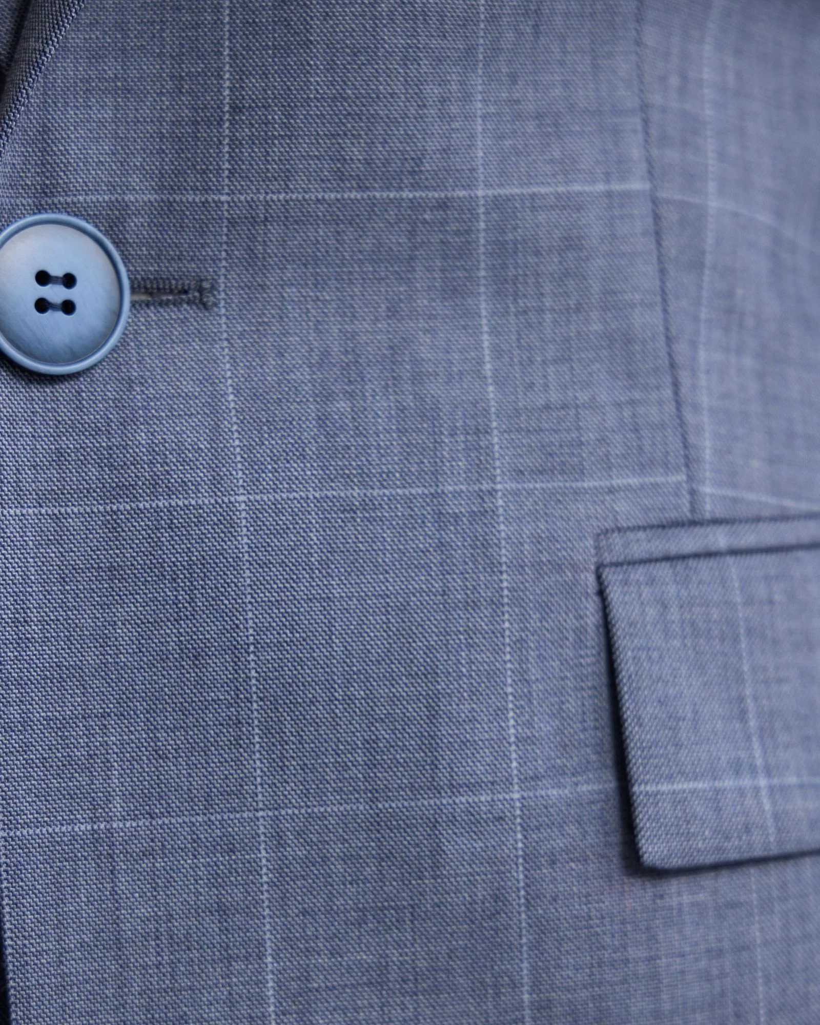 Ebony Wool Blend Suit Jacket - Image 7