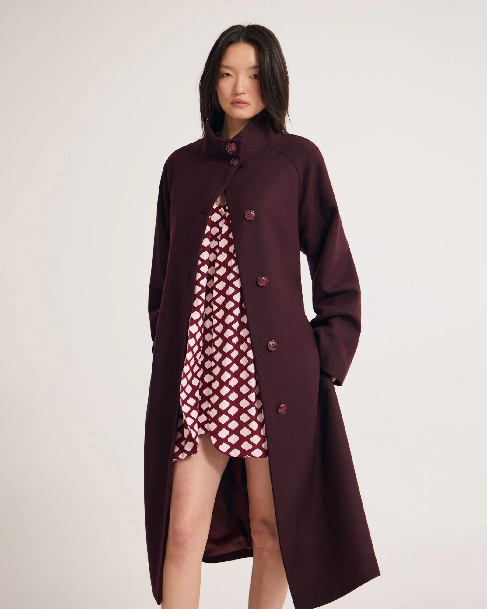 Edi Funnel Collar Coat - Image 5