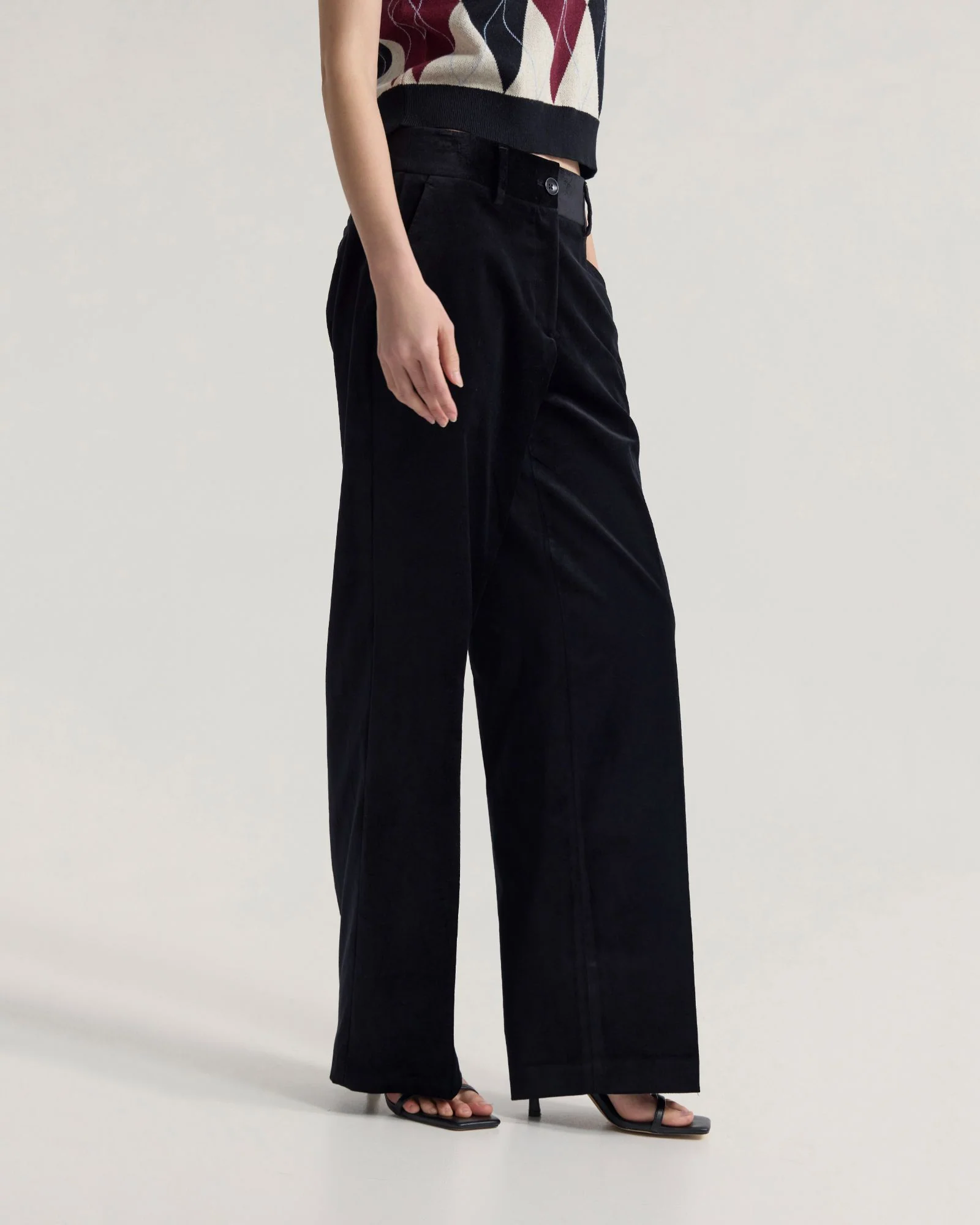 Lydia Velvet Straight Leg Pants - Image 2