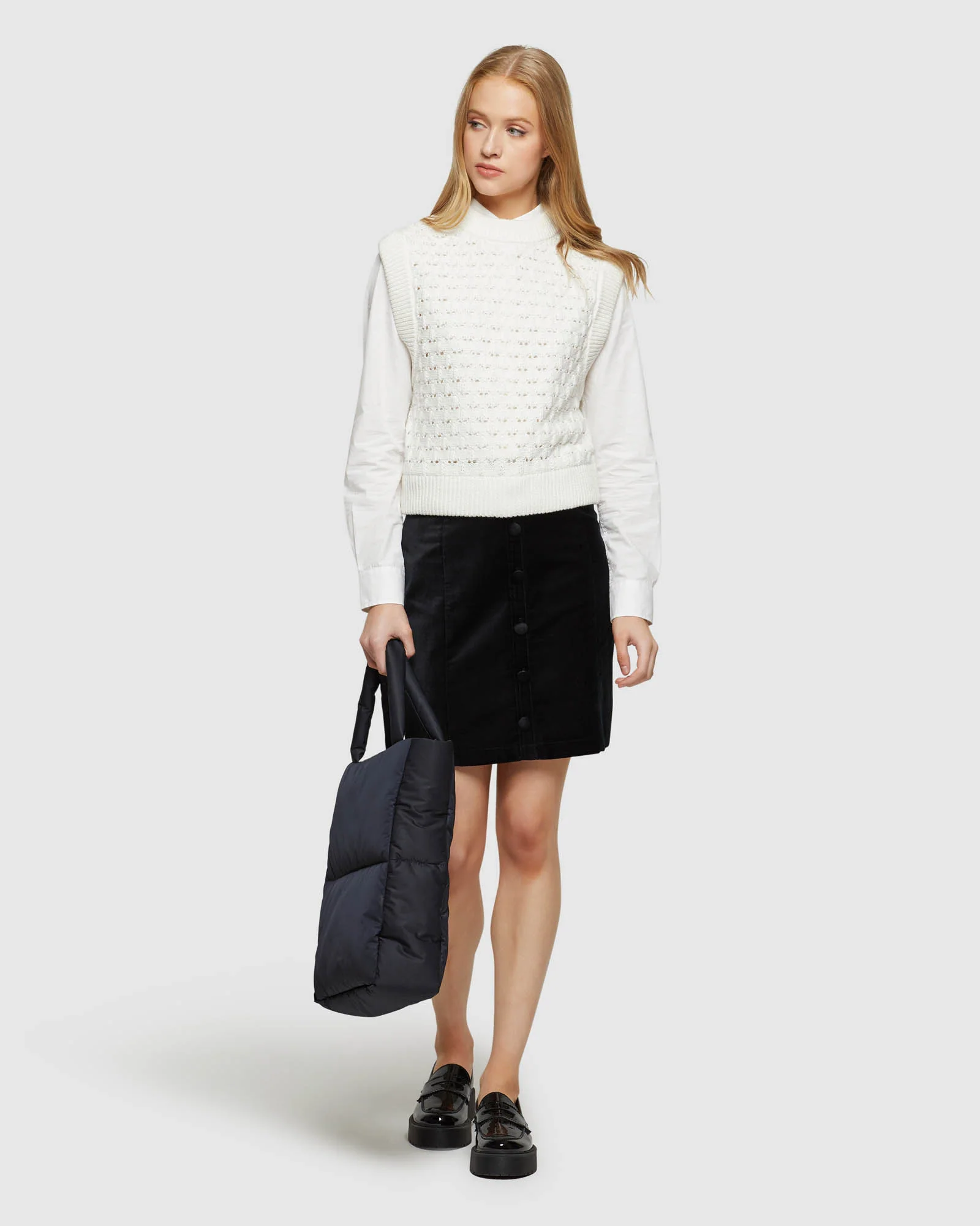 Anya Velvet Mini Skirt - Image 11