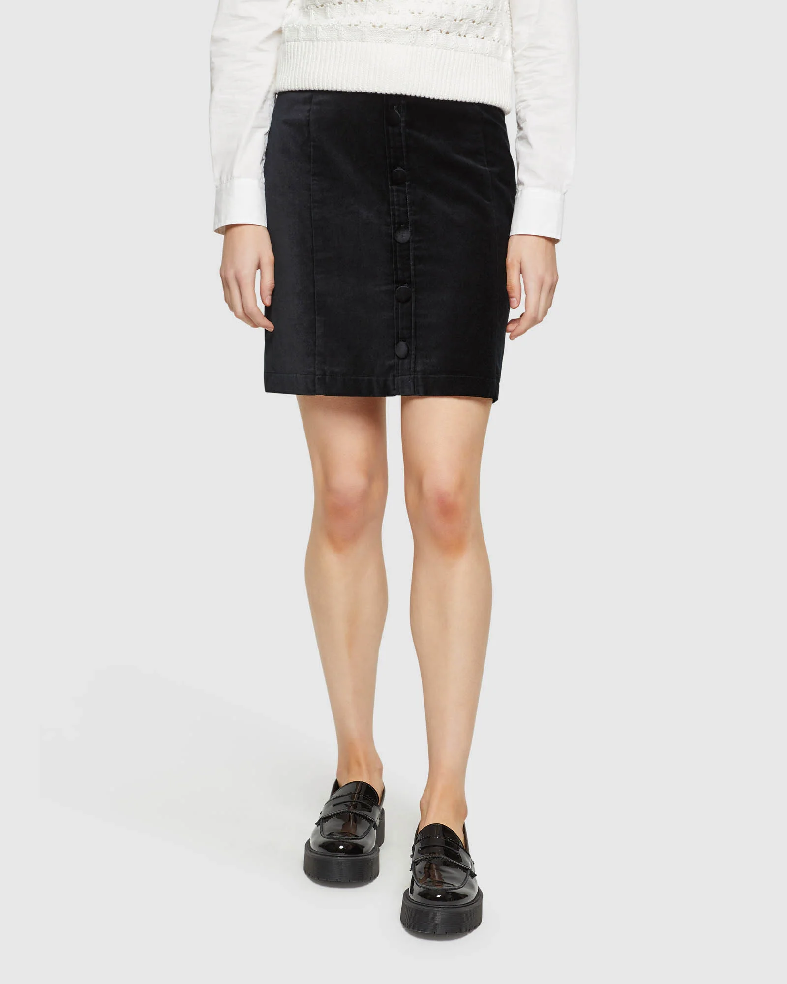 Anya Velvet Mini Skirt - Image 7