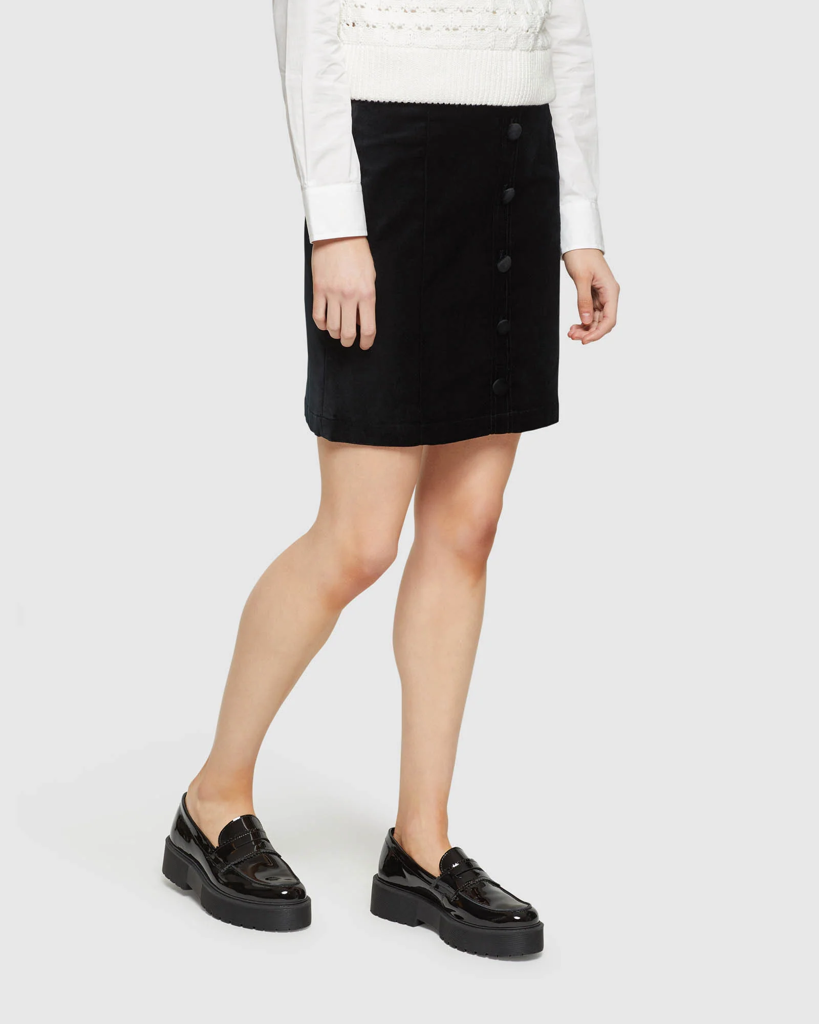 Anya Velvet Mini Skirt - Image 8