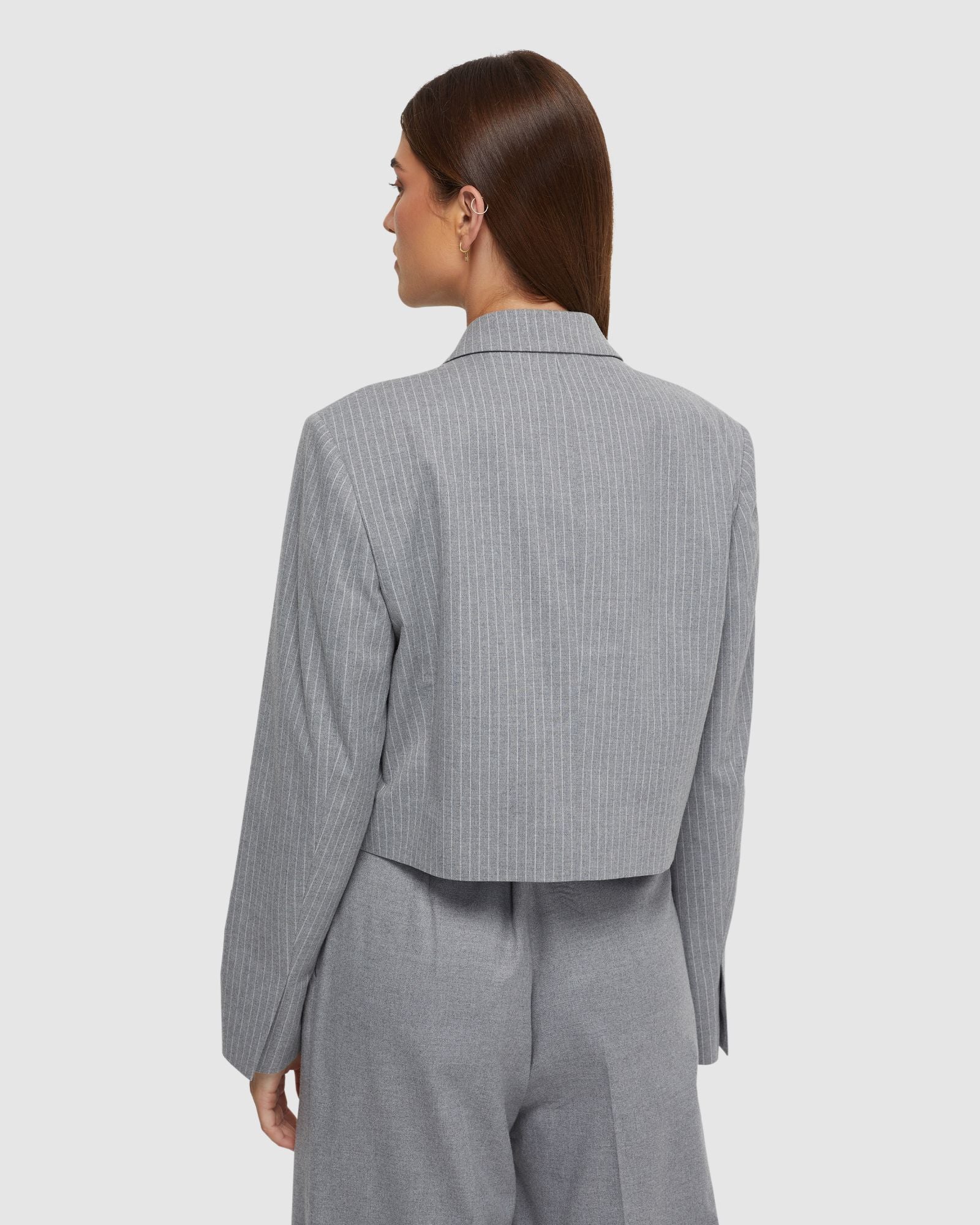 Ellis Pinstripe Suit Jacket - Image 3