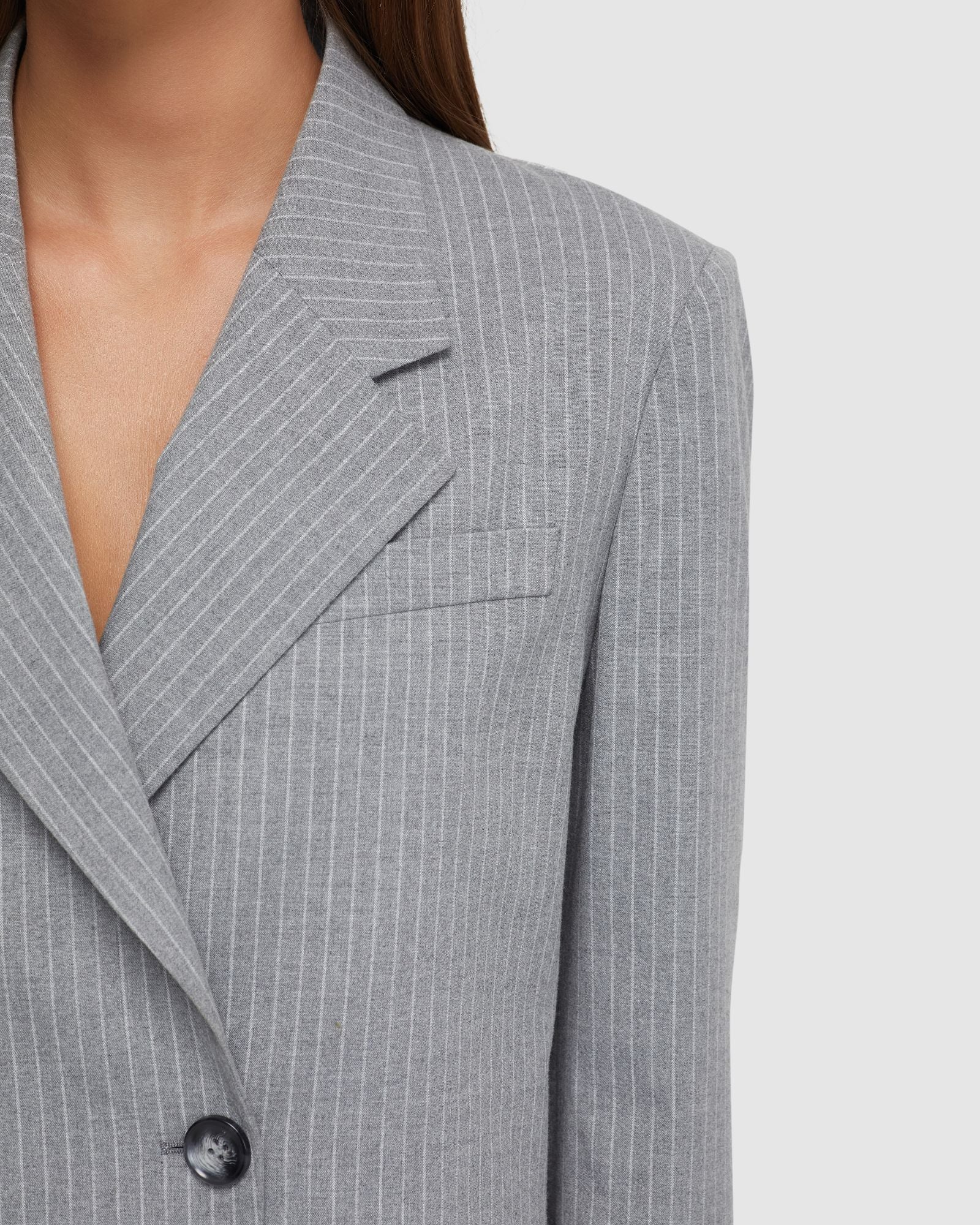 Ellis Pinstripe Suit Jacket - Image 6