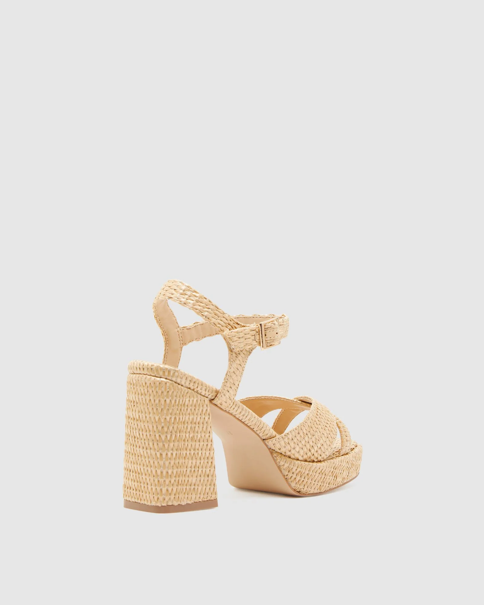 Elly Raffia Weave Platform - Image 3