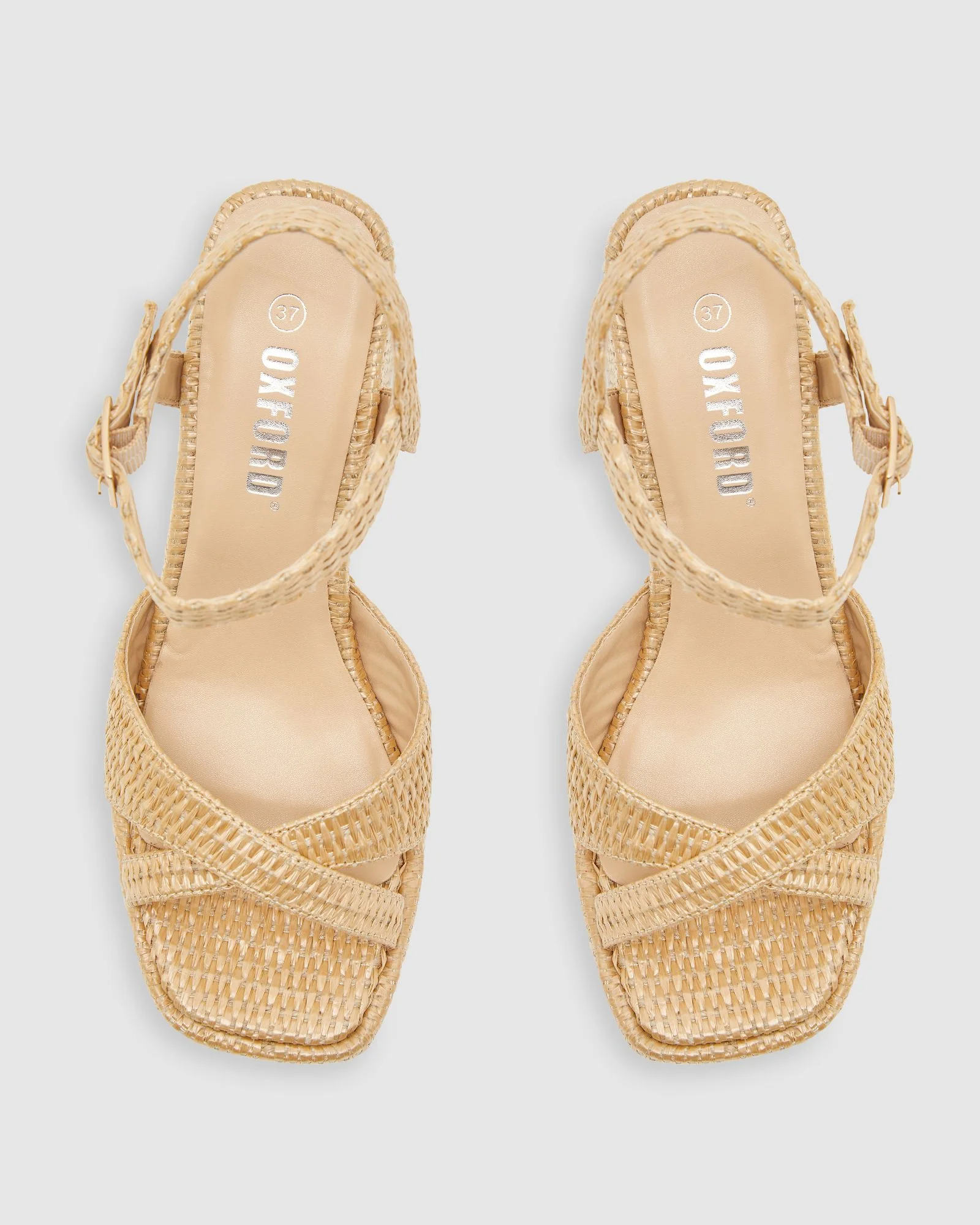 Elly Raffia Weave Platform - Image 5