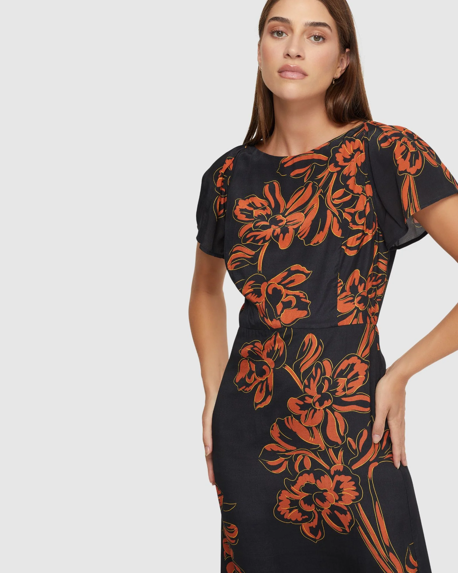 Eloise Floral Print Dress - Image 4