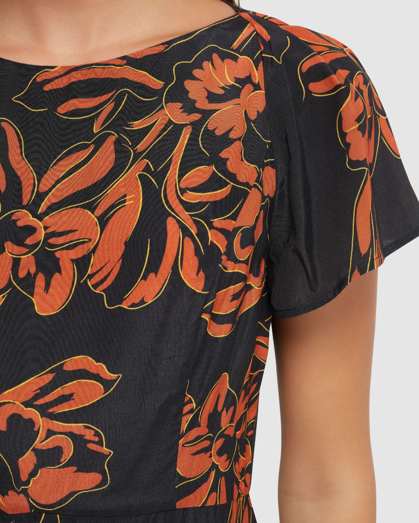 Eloise Floral Print Dress - Image 6