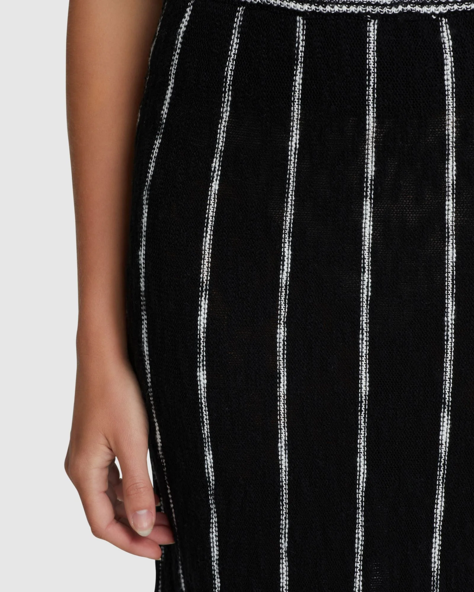 Emily Striped Knit Skirt - Image 6