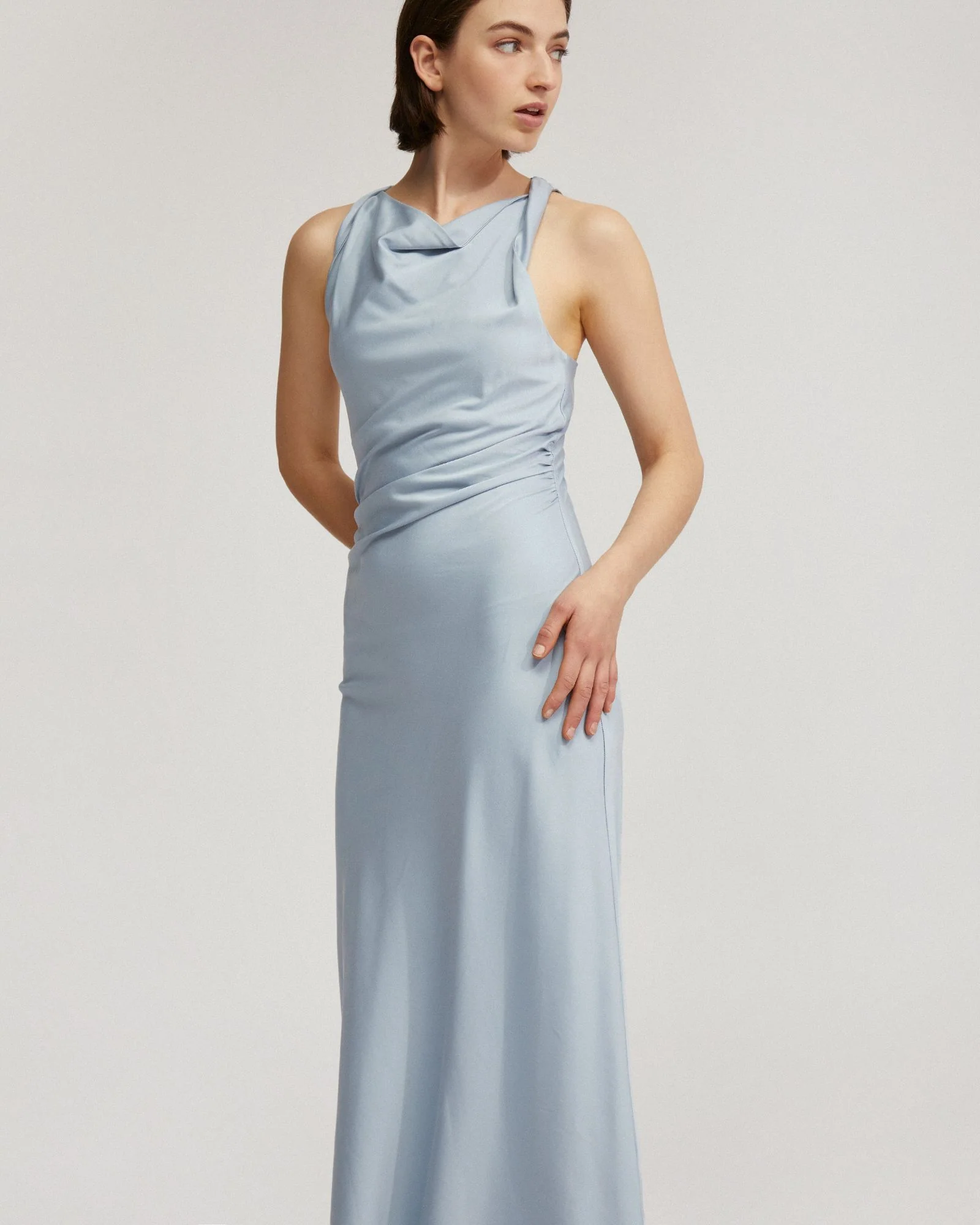 Emma Lyocell Blend Dress - Image 4