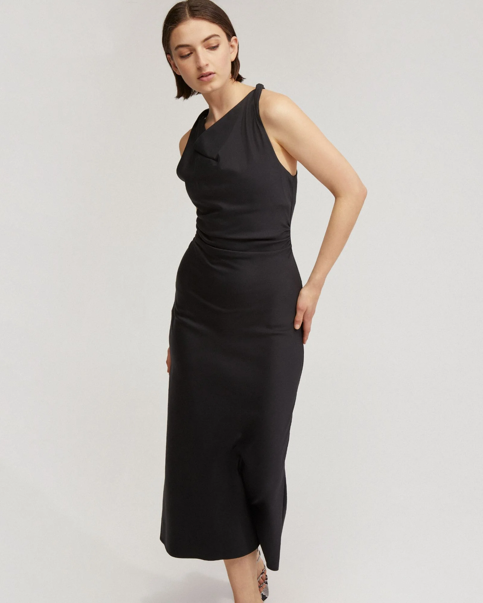 Emma Lyocell Blend Dress - Image 8