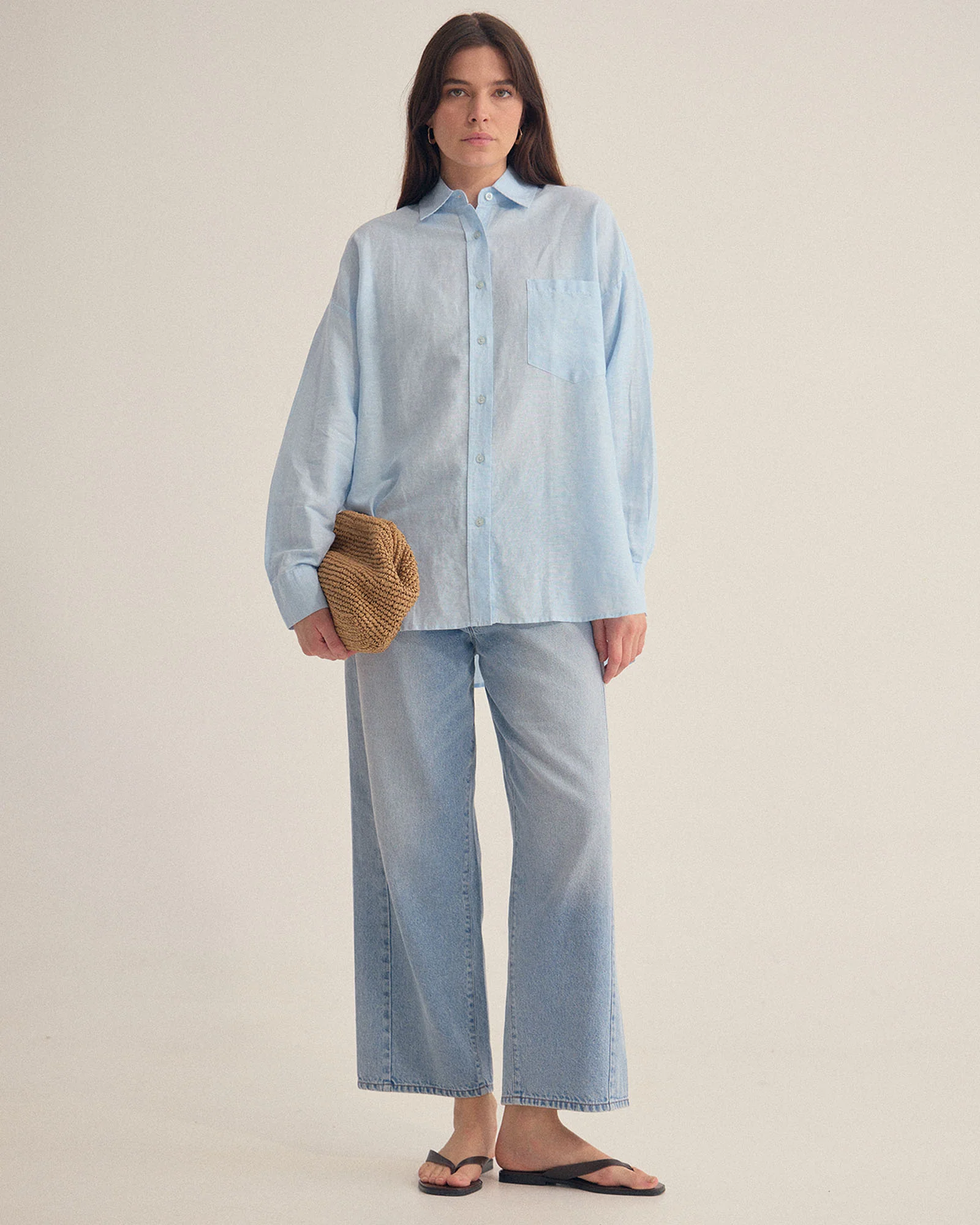 Erika Washed Casual Linen Shirt