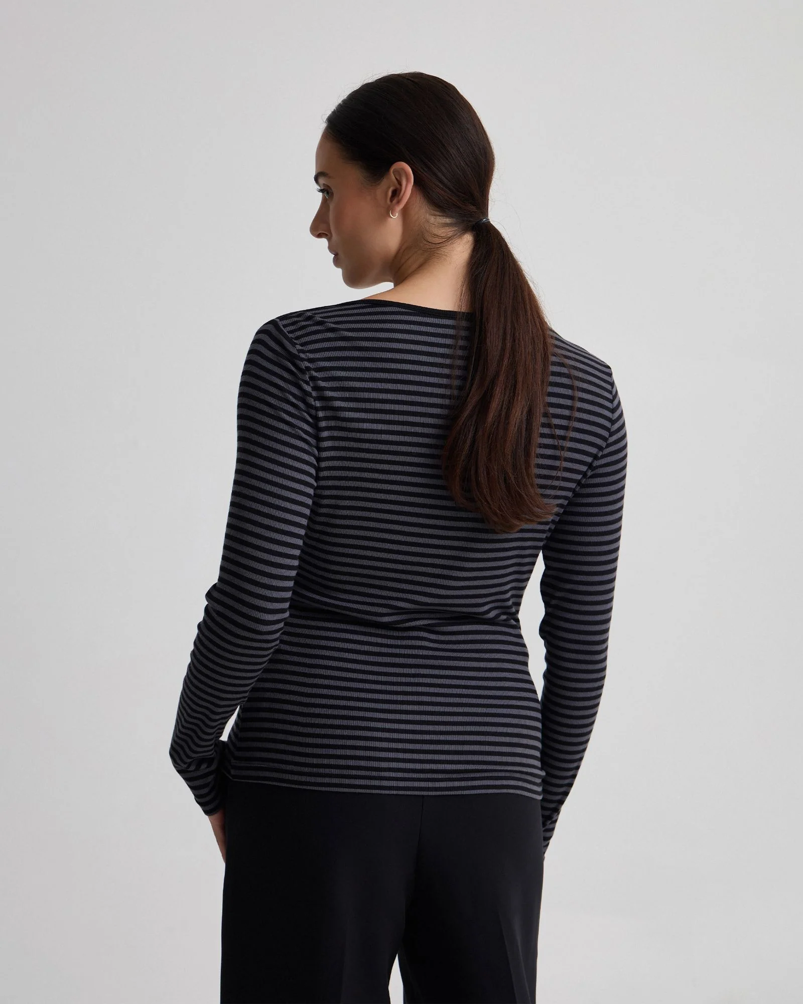 Erin Striped Boatneck Knit - Image 3