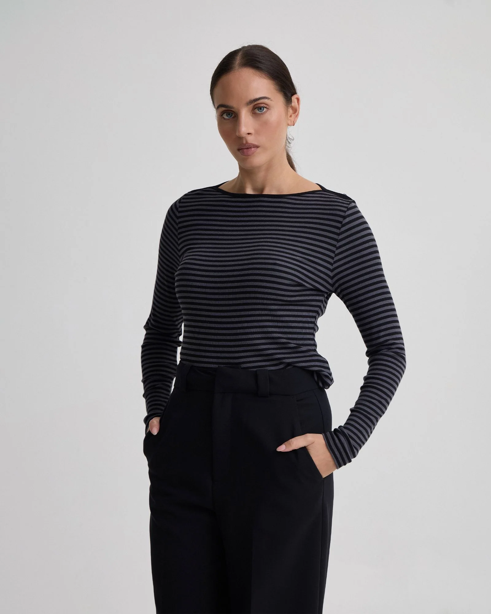 Erin Striped Boatneck Knit - Image 5