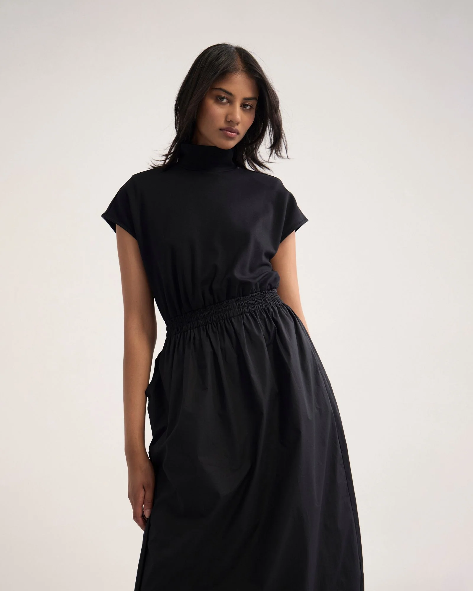 Esrealla High Collar Dress - Image 5