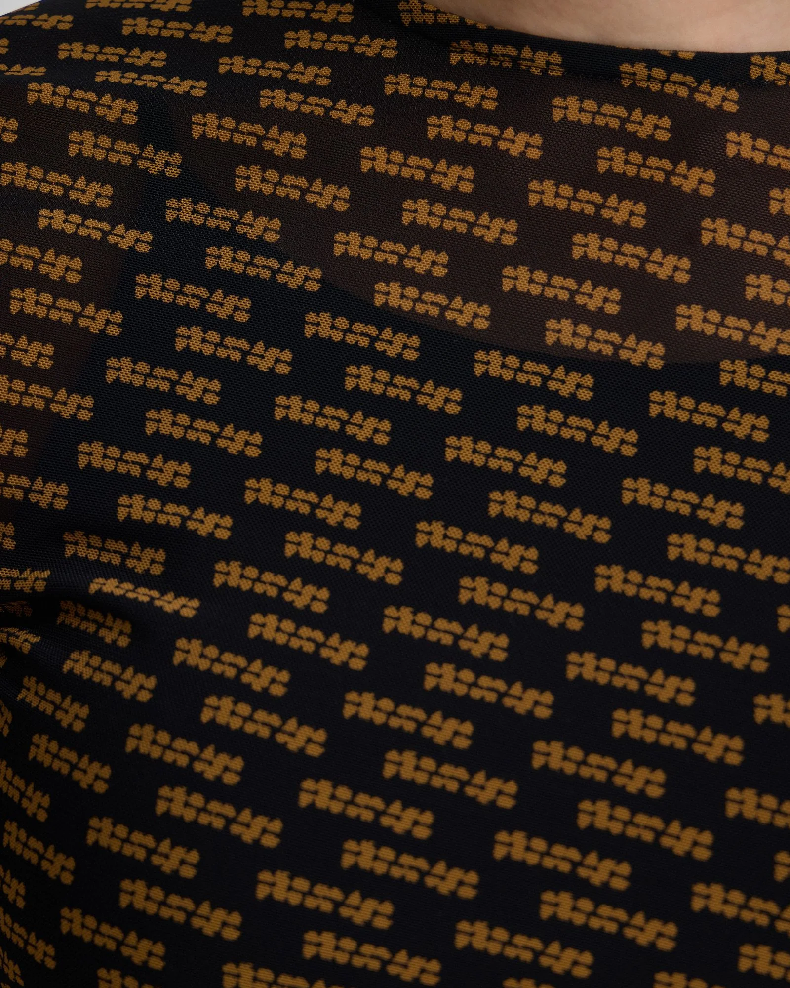 Eve Mesh Printed Dress - Image 6