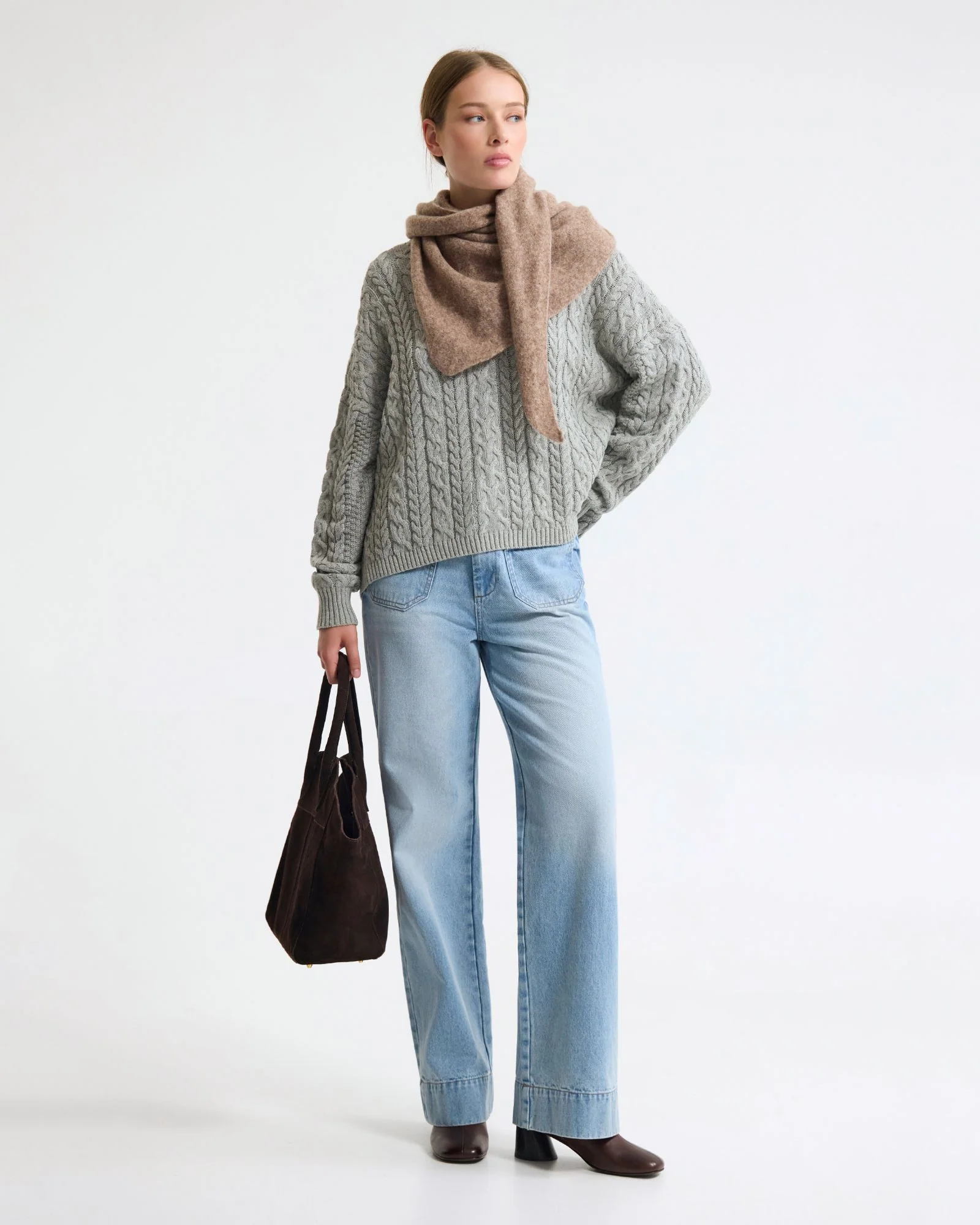 Evie Cable Knit Crew Neck - Image 16