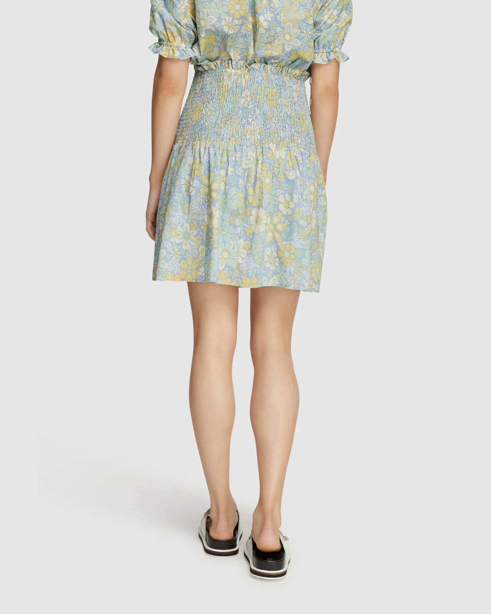 Exist Cotton Shirring Skirt - Image 3