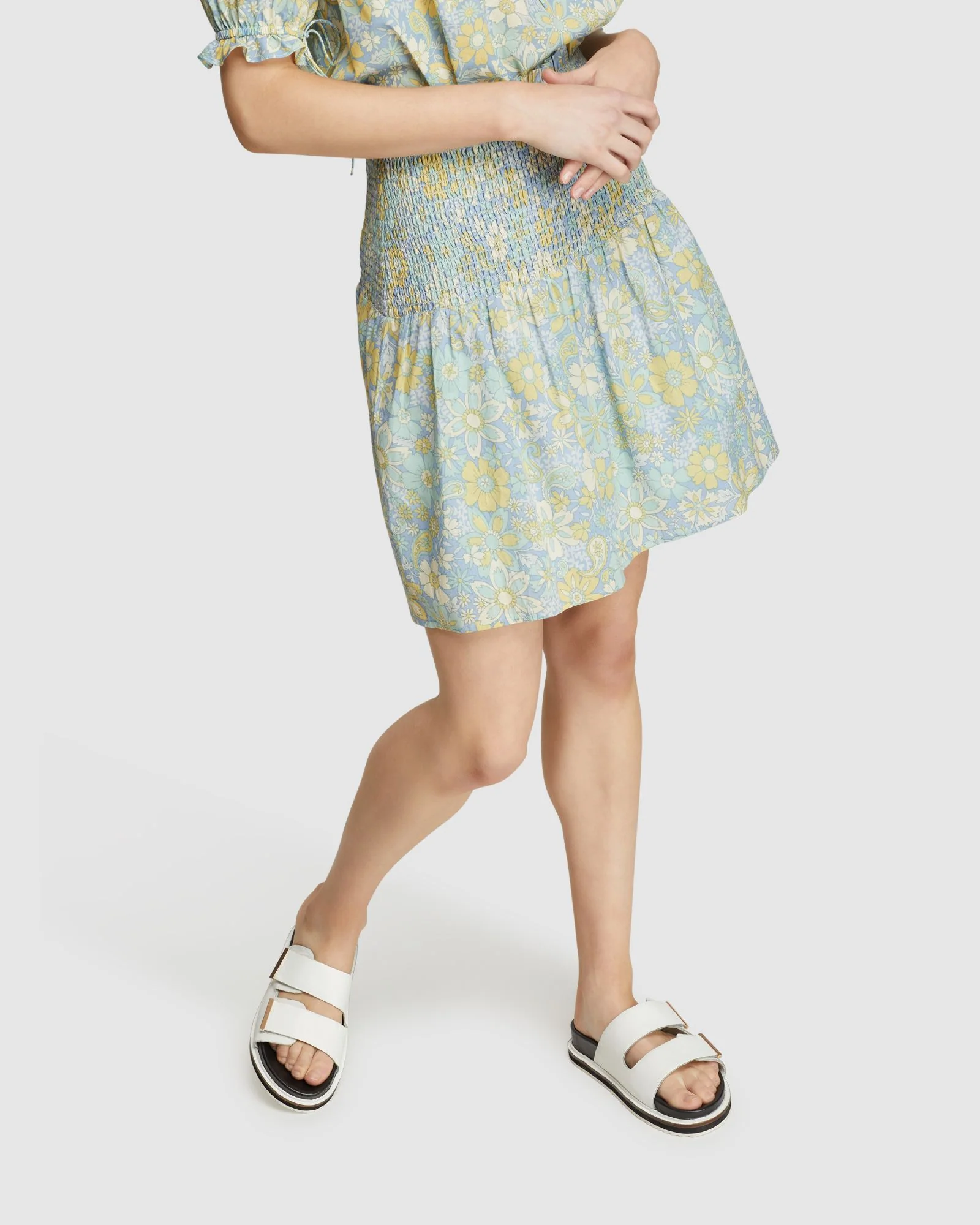 Exist Cotton Shirring Skirt - Image 4