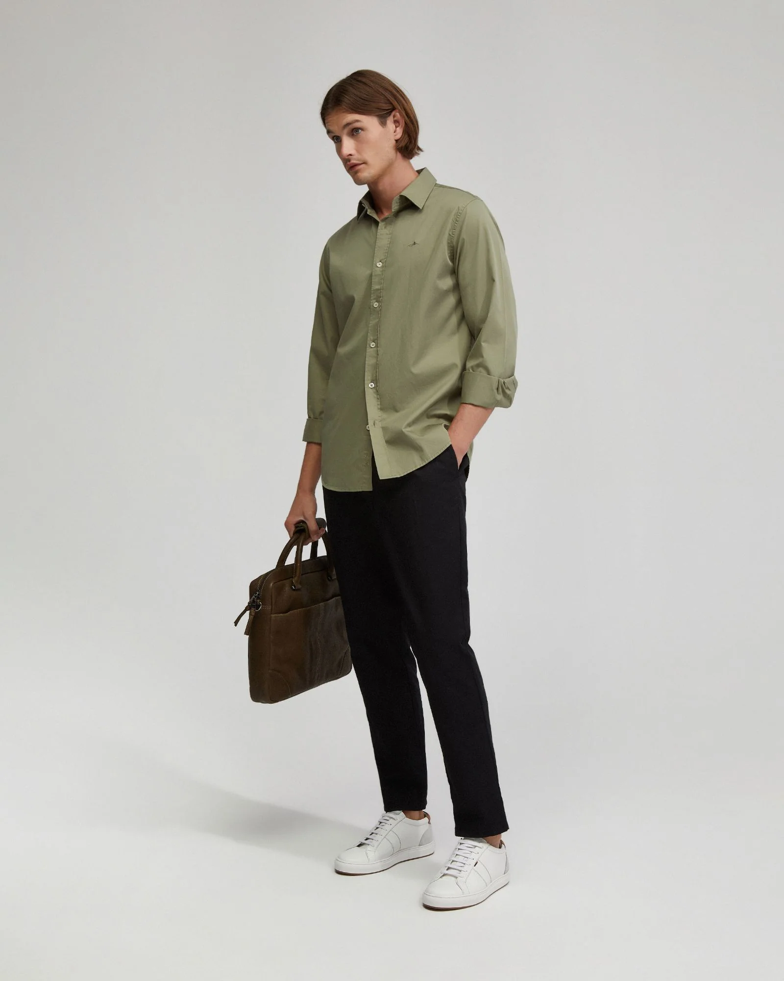 Fergus Fine Twill Cotton Shirt - Image 8