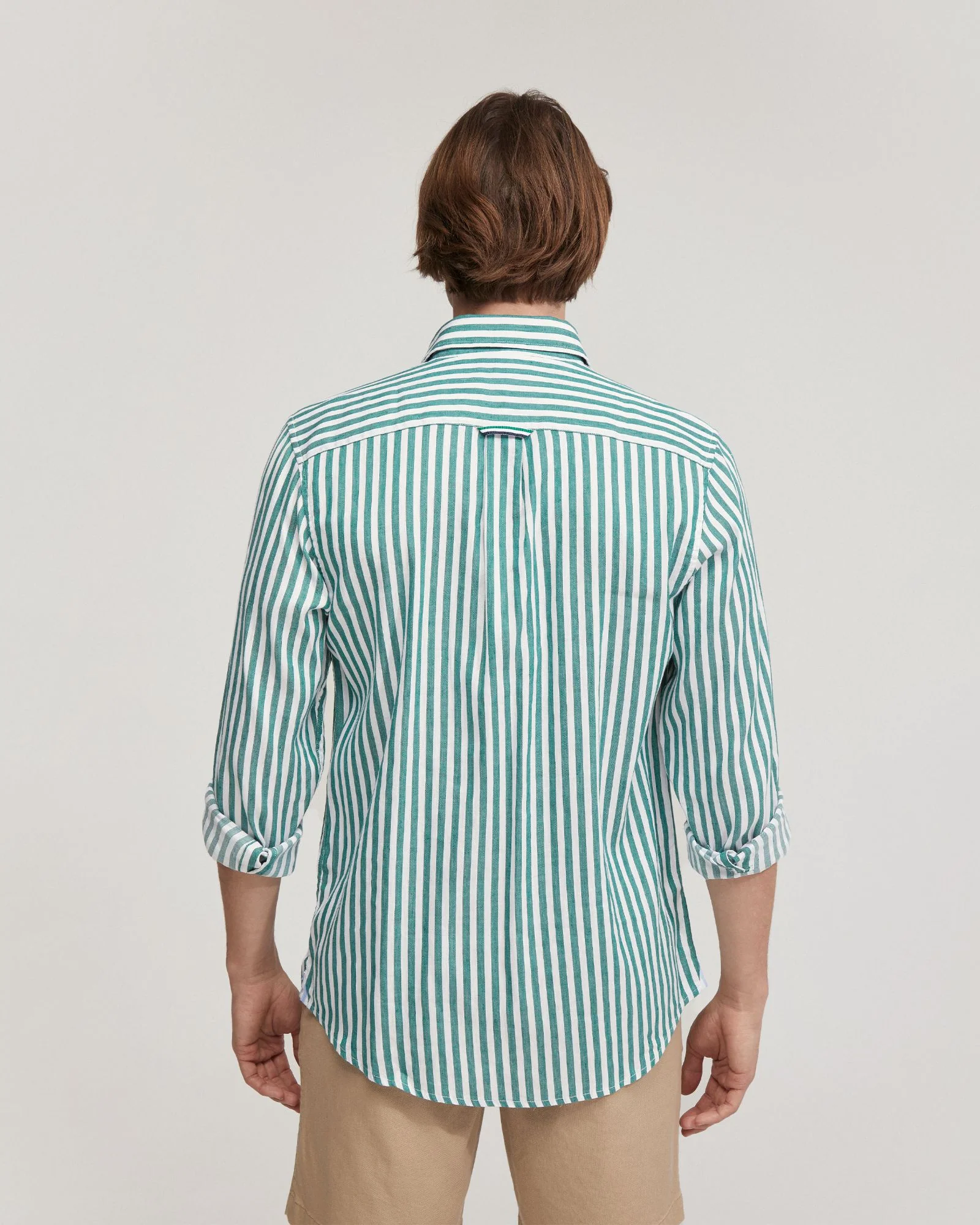 Fergus Linen Striped Shirt - Image 10