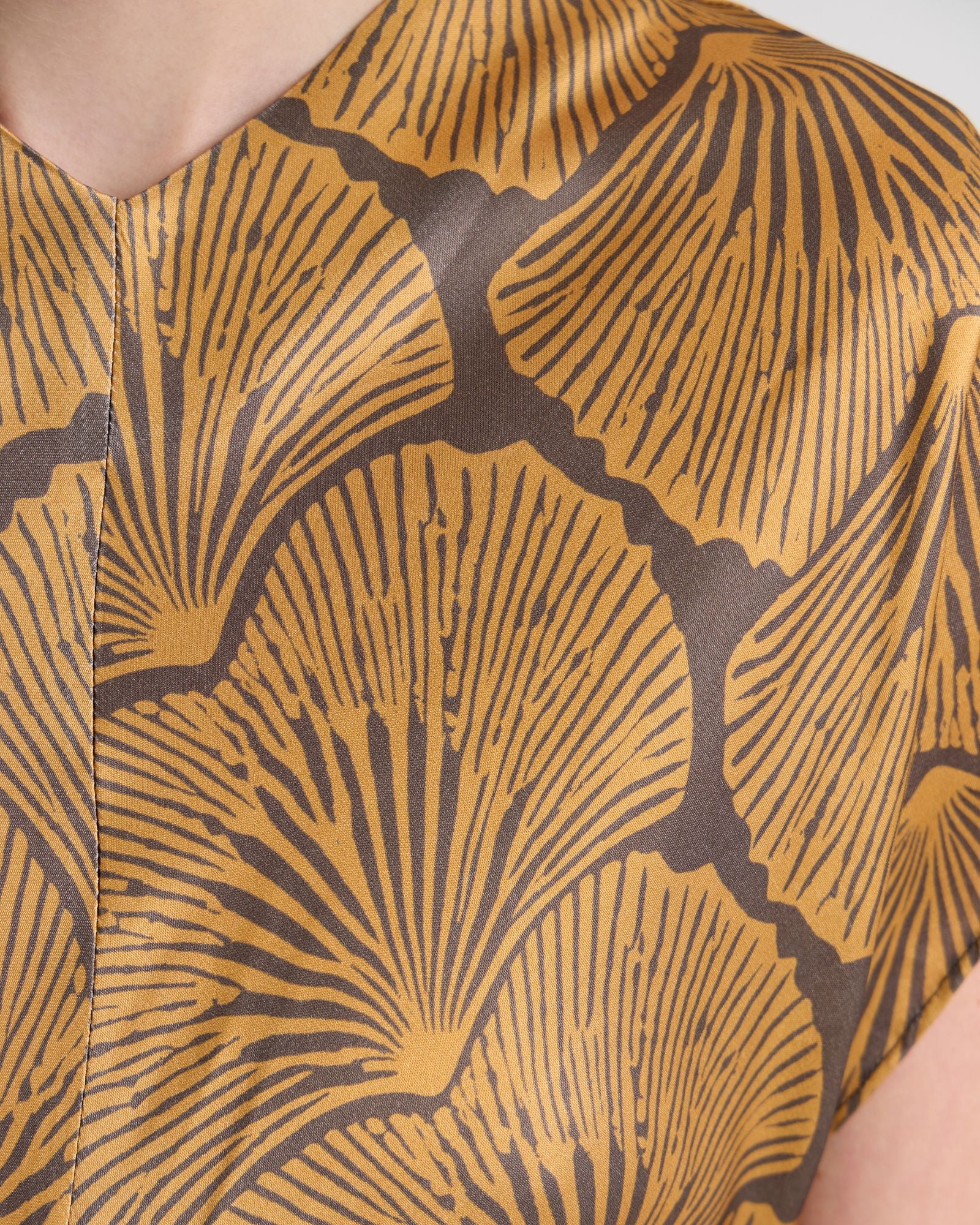 Fleur Printed Twill Dress - Image 6