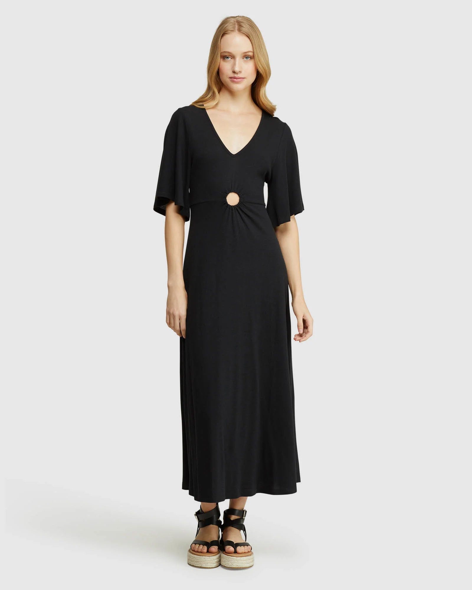 Florence Keyhole Knit Maxi Dress - Image 11