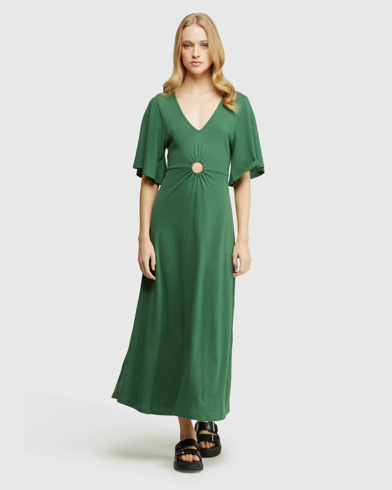 Florence Keyhole Knit Maxi Dress - Image 4