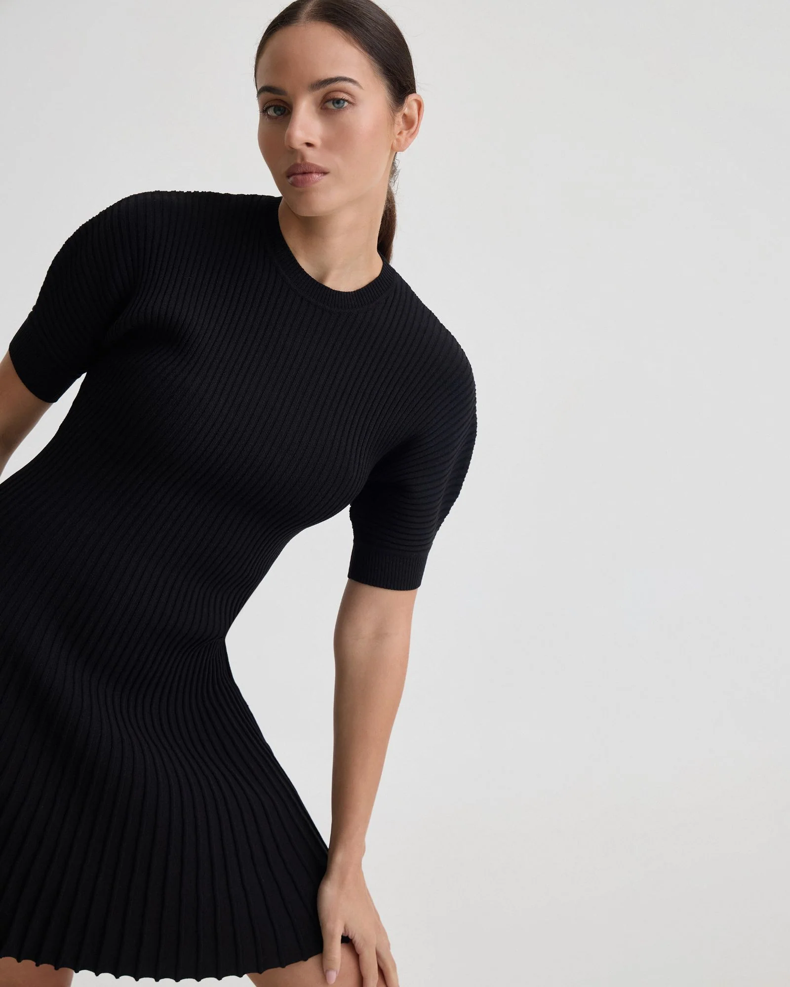 Florence Knitted Pleat Dress - Image 10