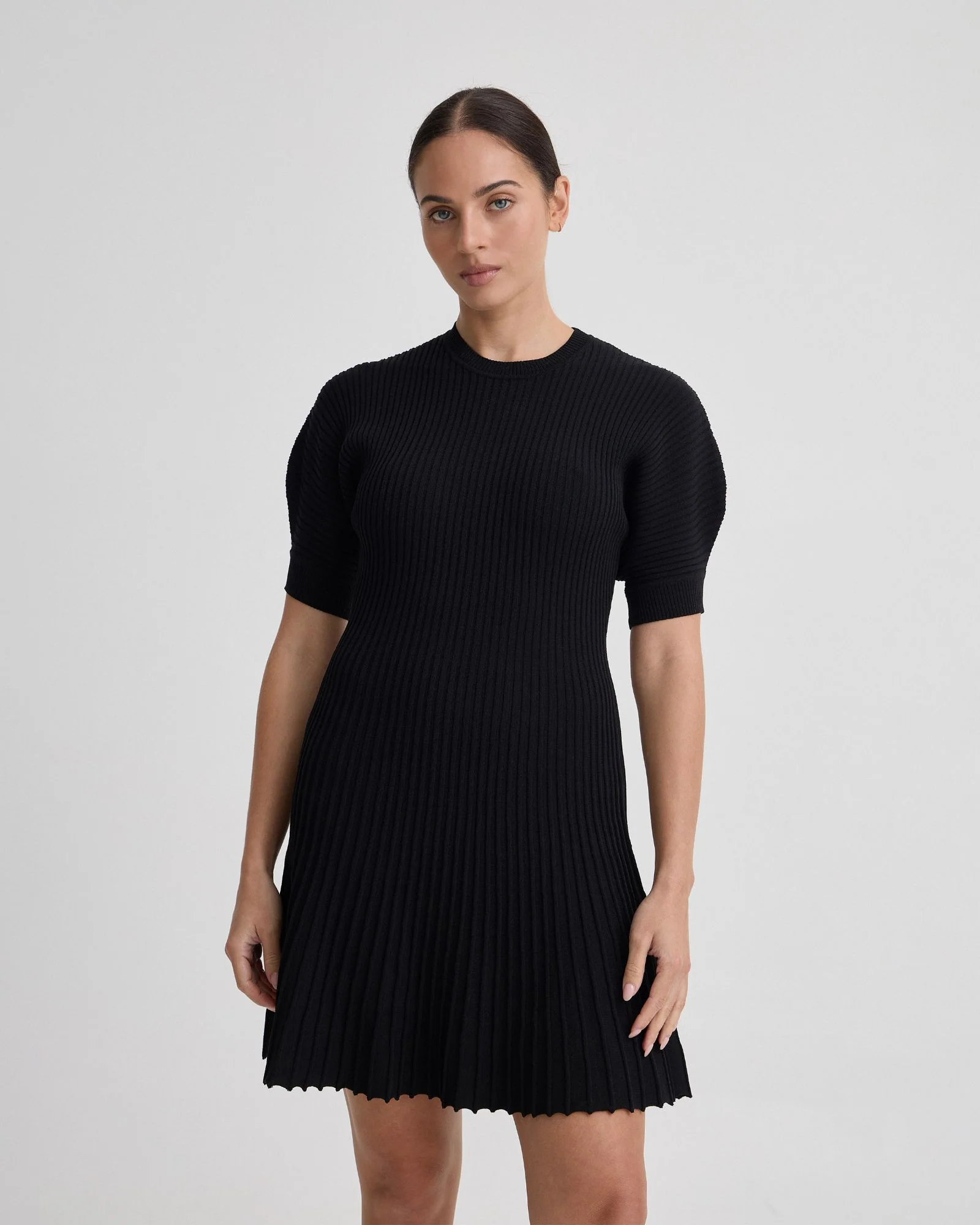 Florence Knitted Pleat Dress - Image 11