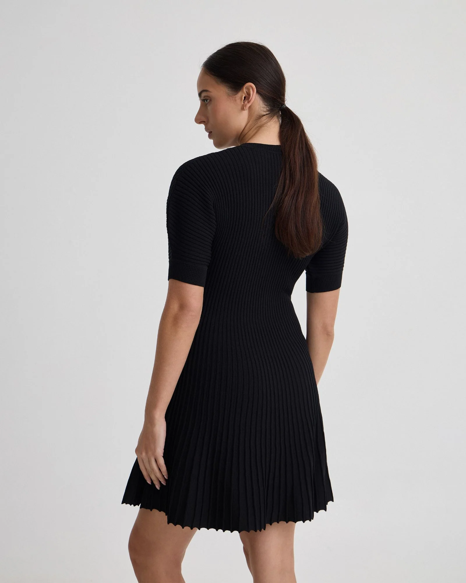 Florence Knitted Pleat Dress - Image 9