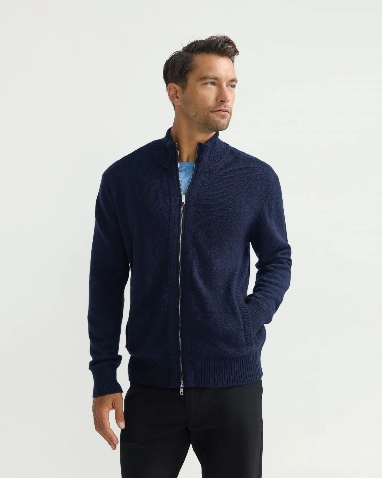 Frankie Zip Up Cardigan - Image 2