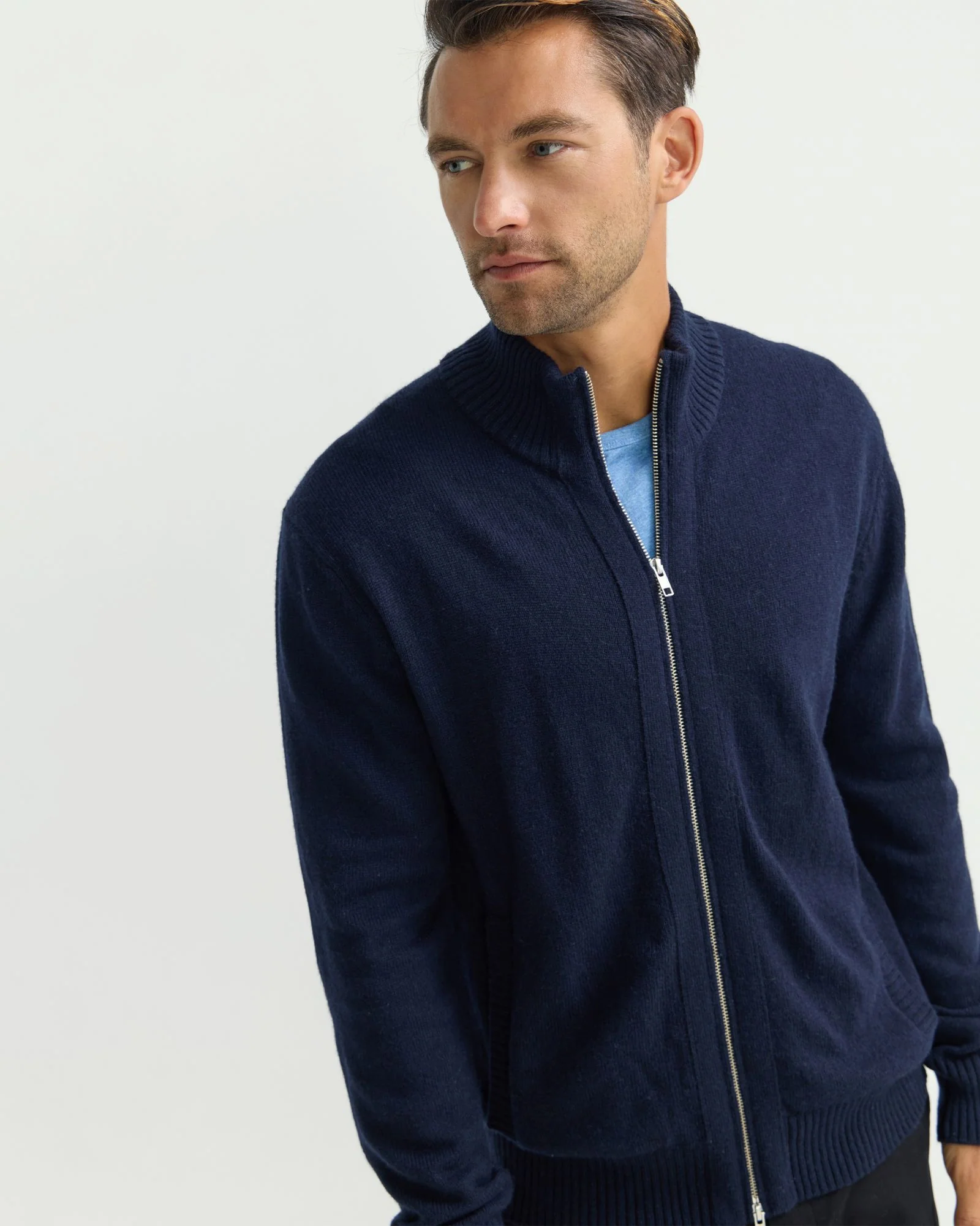 Frankie Zip Up Cardigan - Image 4
