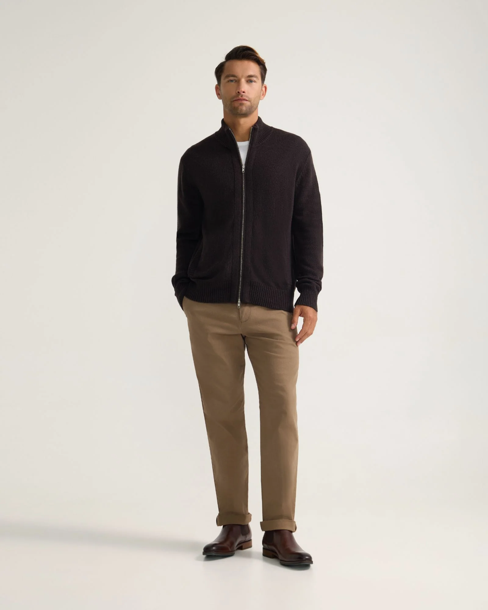 Frankie Zip Up Cardigan - Image 8